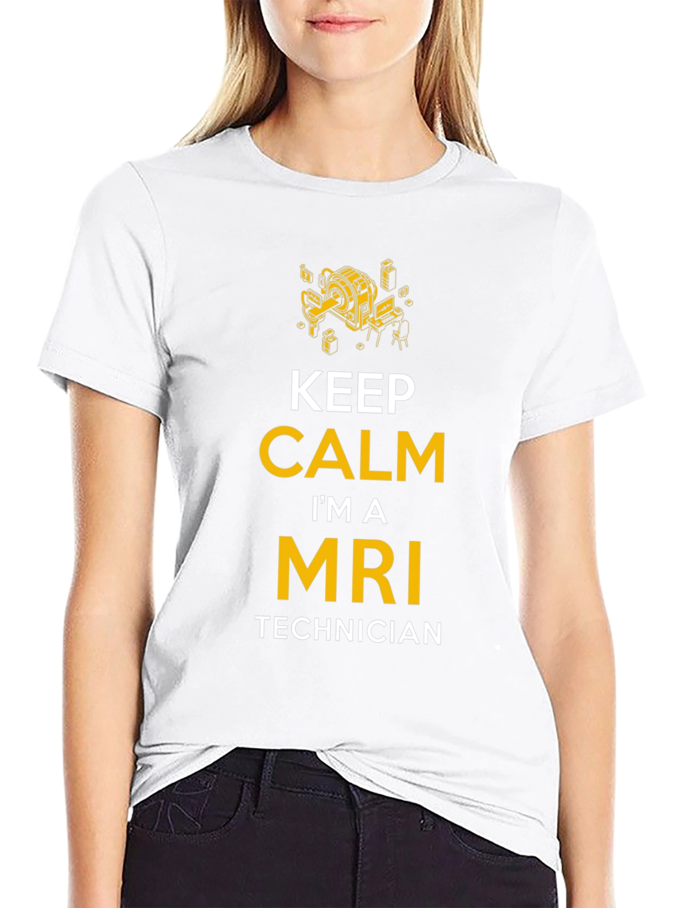 Keep Calm MRI Technician T-Shirt - Medical Professional Apparel