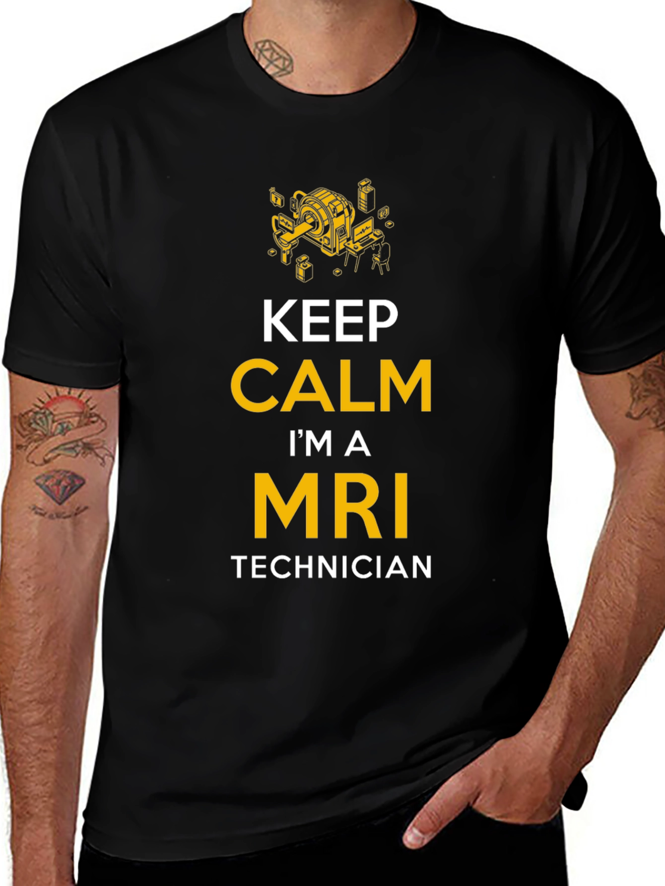 Keep Calm MRI Technician T-Shirt - Medical Professional Apparel