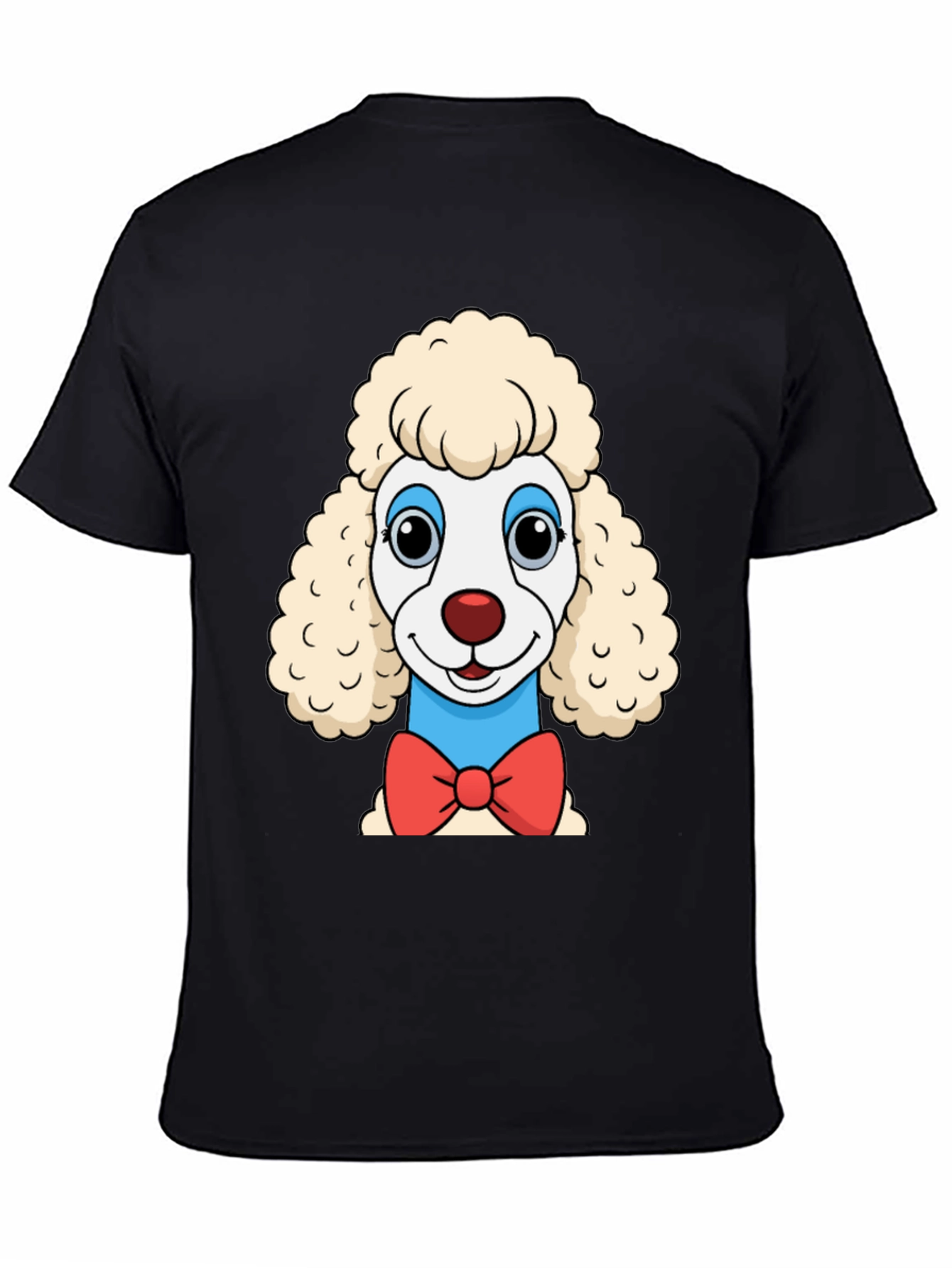 Poodle Cartoon Graphic T-Shirt