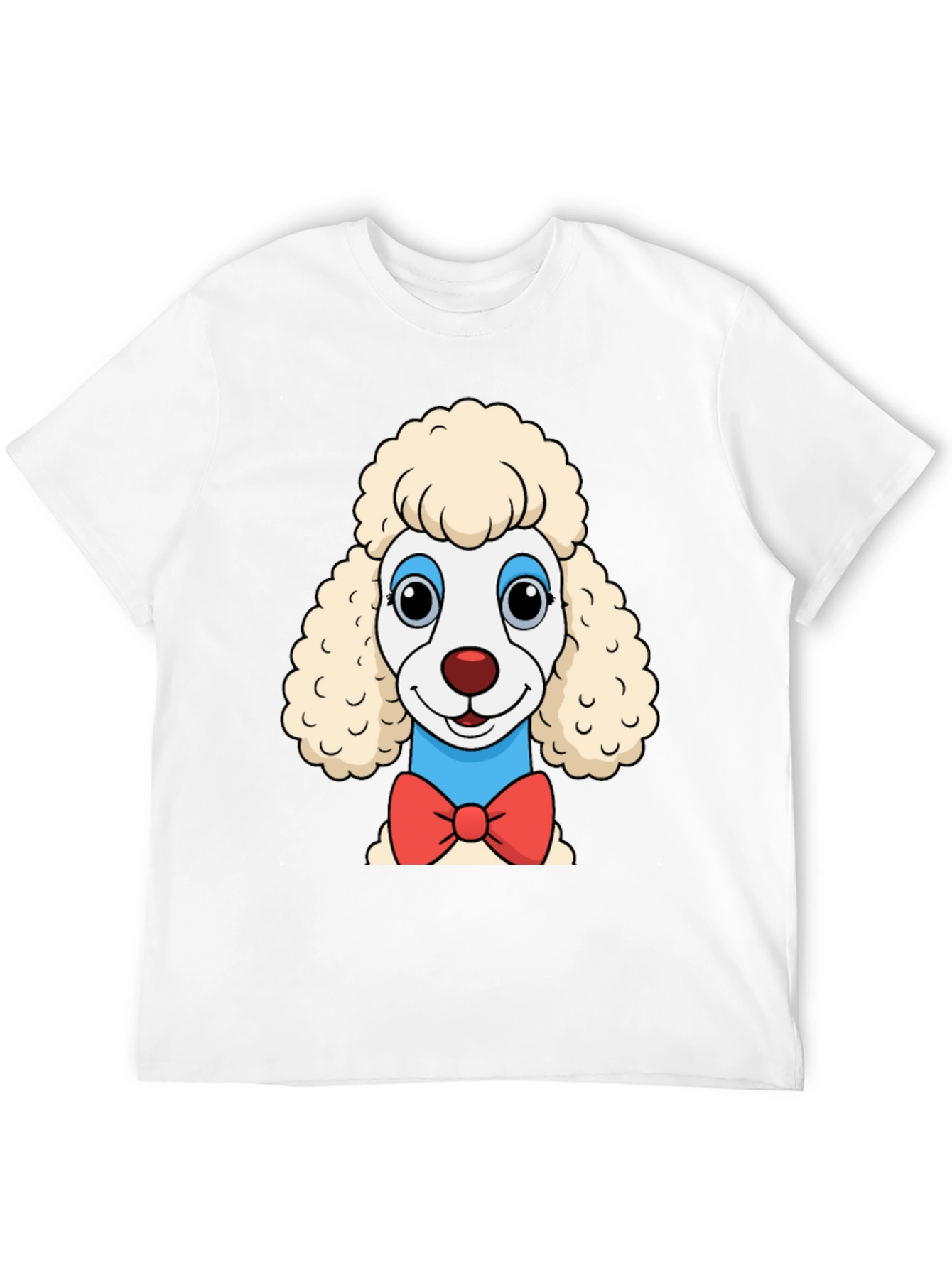 Poodle Cartoon Graphic T-Shirt