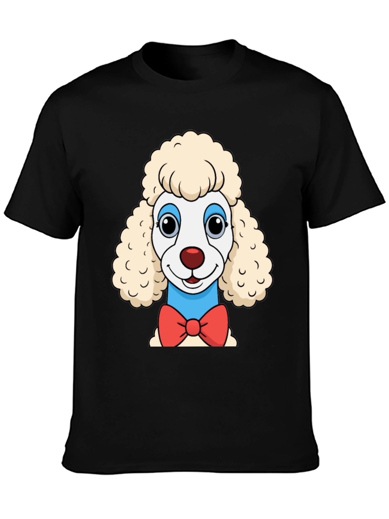 Poodle Cartoon Graphic T-Shirt