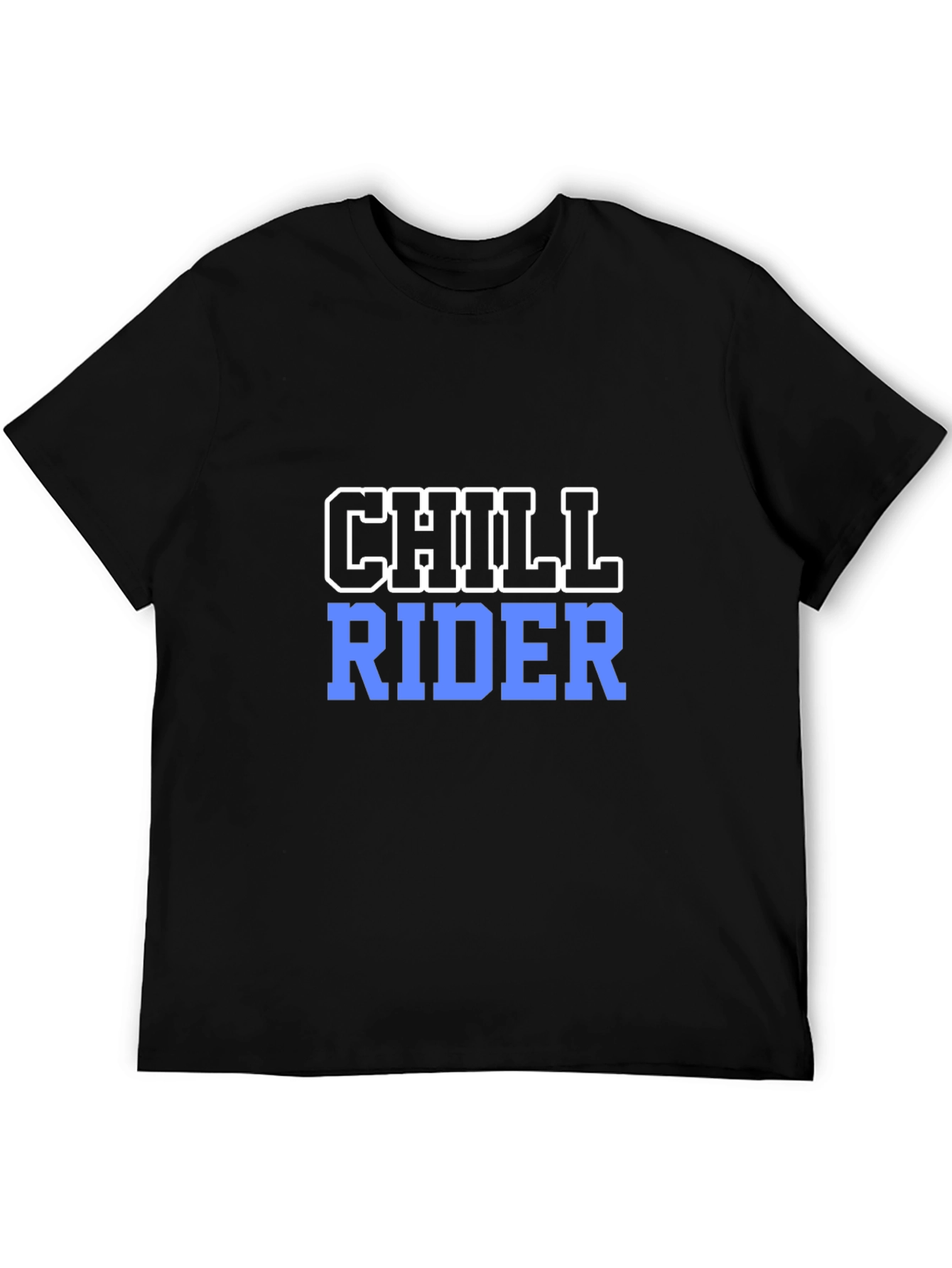 Chill Rider Black T-Shirt