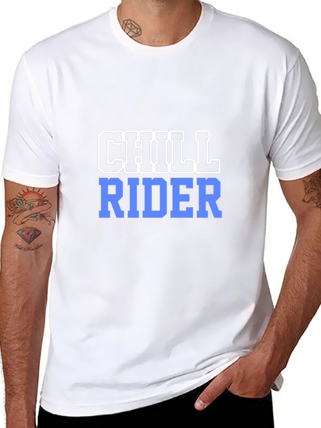 Chill Rider Black T-Shirt