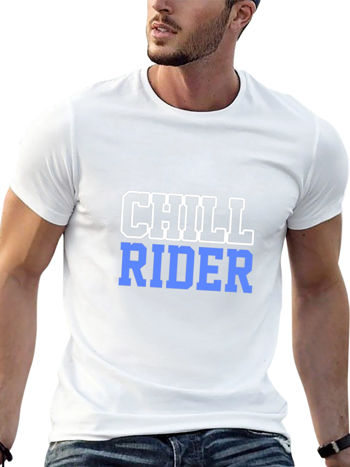 Chill Rider Black T-Shirt