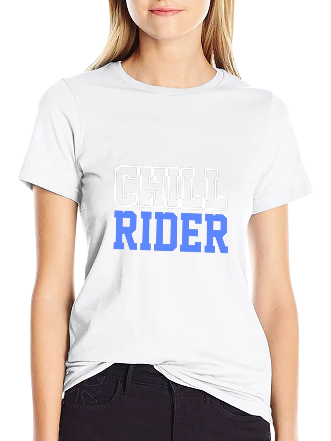 Chill Rider Black T-Shirt