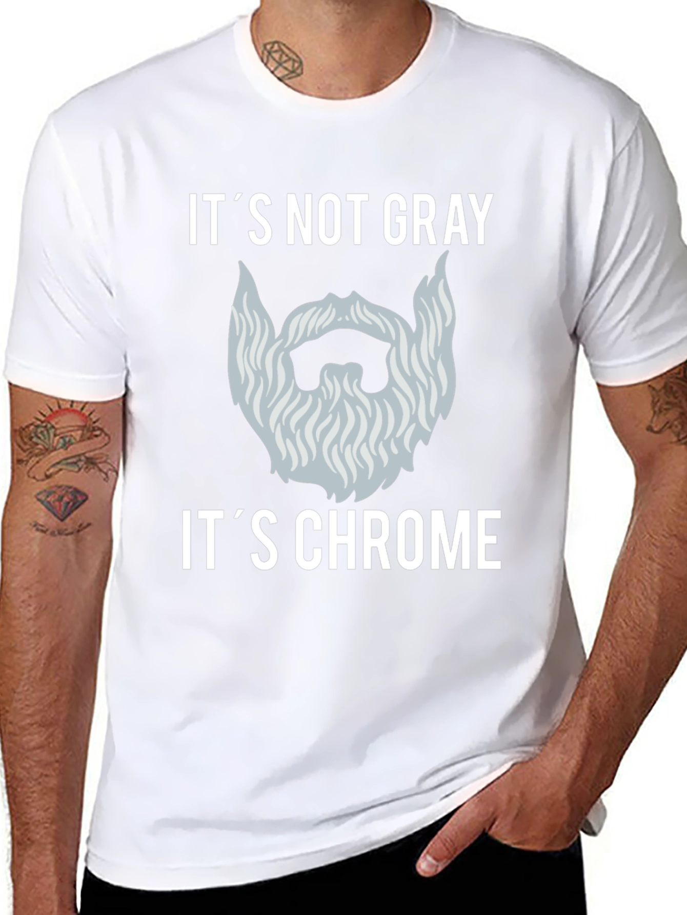 Its Not Gray Its Chrome T-Shirt