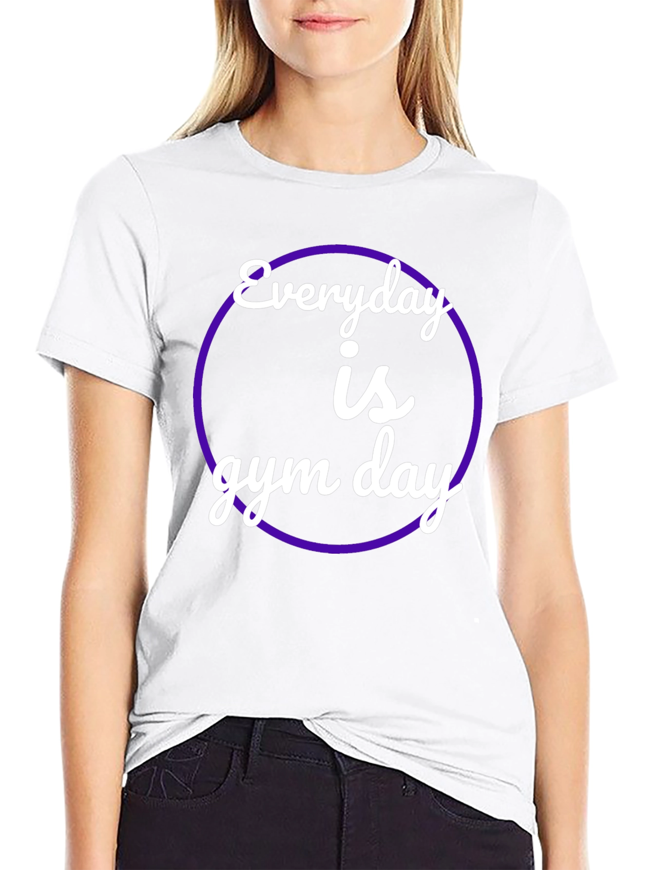 Everyday is Gym Day Black T-Shirt
