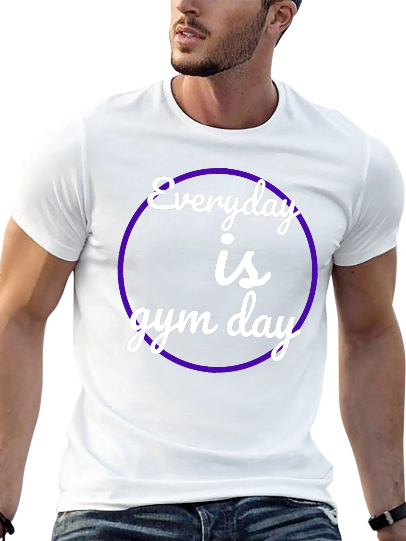 Everyday is Gym Day Black T-Shirt
