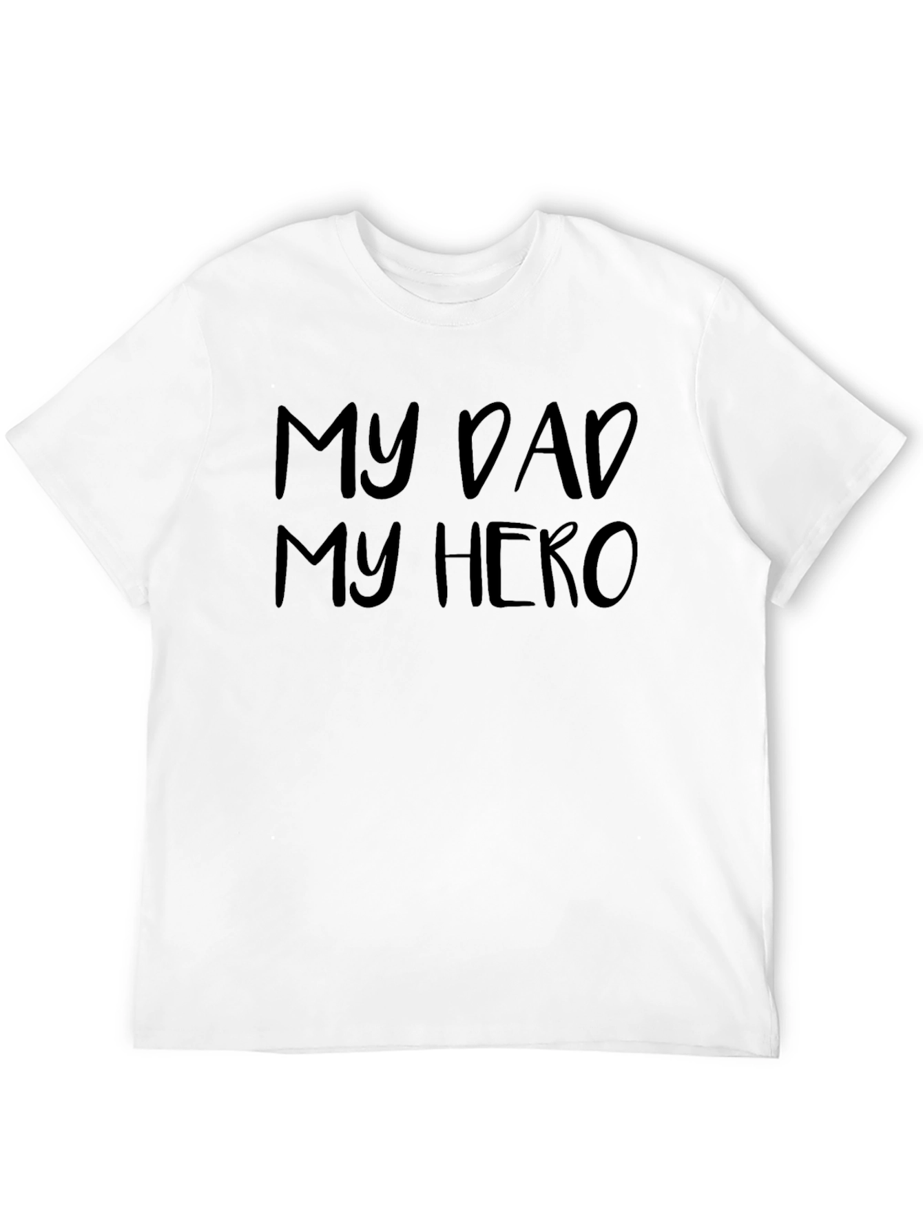 My Dad My Hero Black T-Shirt