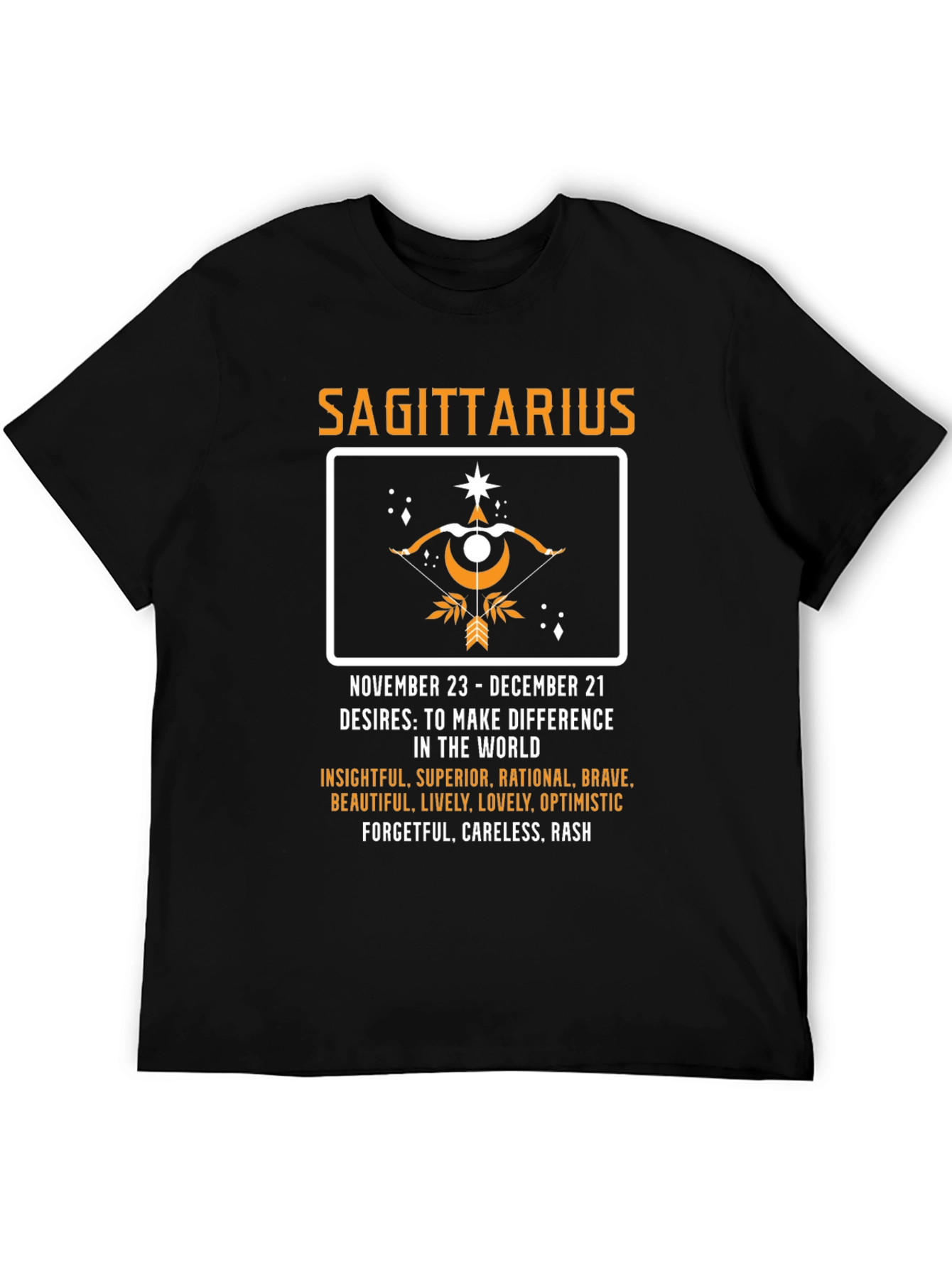 Sagittarius Zodiac T-Shirt - November/December Birthday Gift