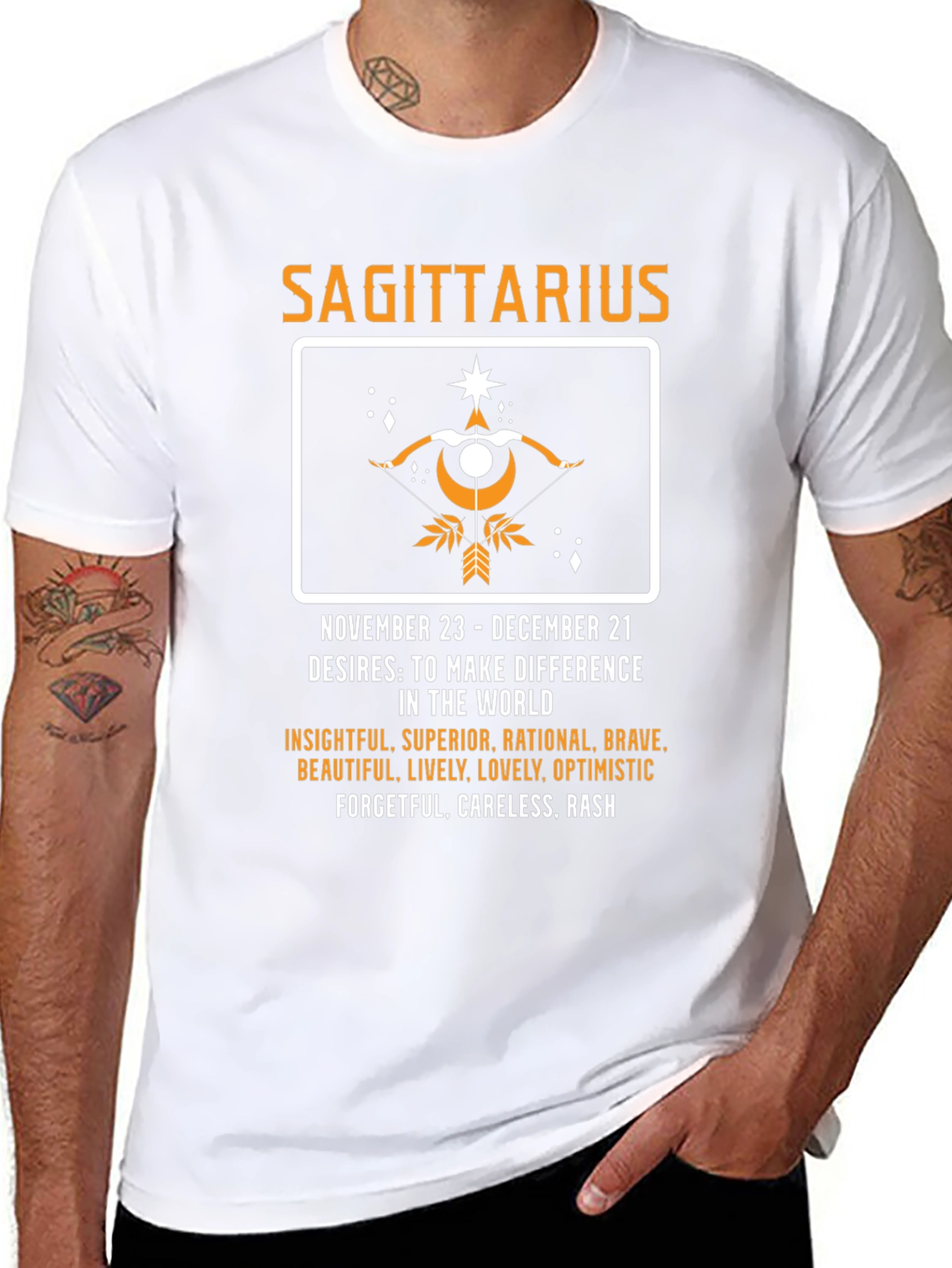 Sagittarius Zodiac T-Shirt - November/December Birthday Gift