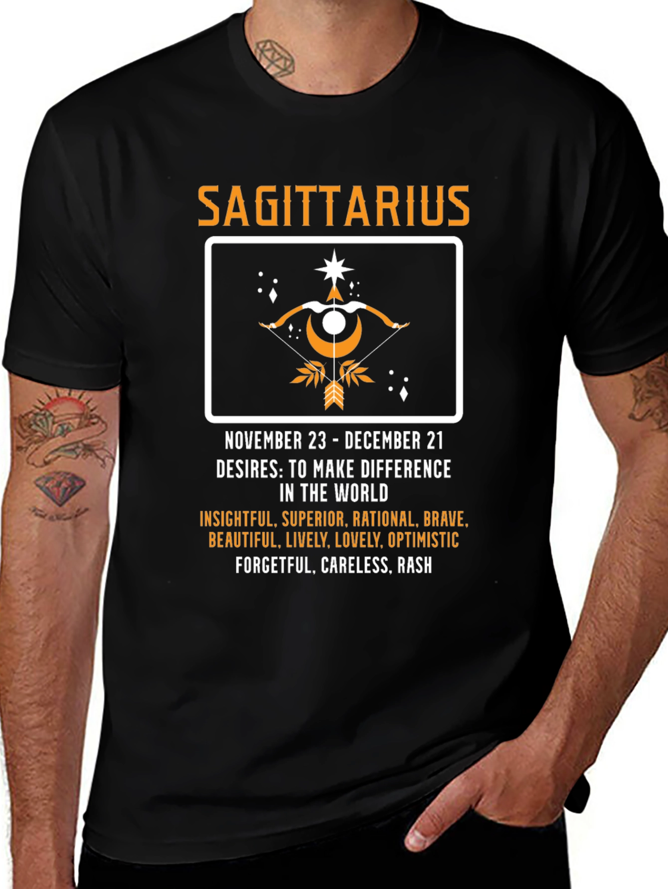 Sagittarius Zodiac T-Shirt - November/December Birthday Gift