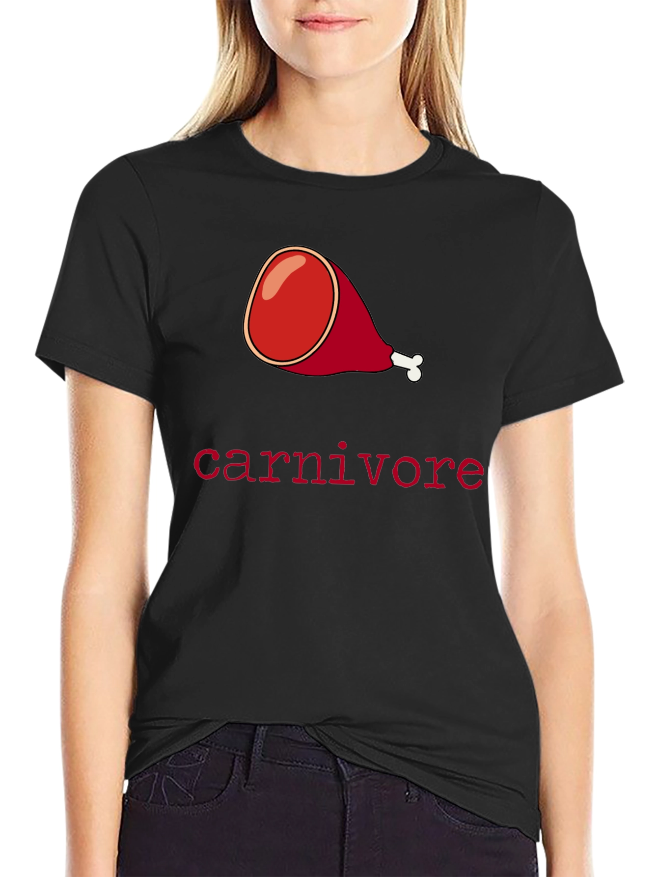 Carnivore Ham Graphic Tee - Meat Lovers T-Shirt