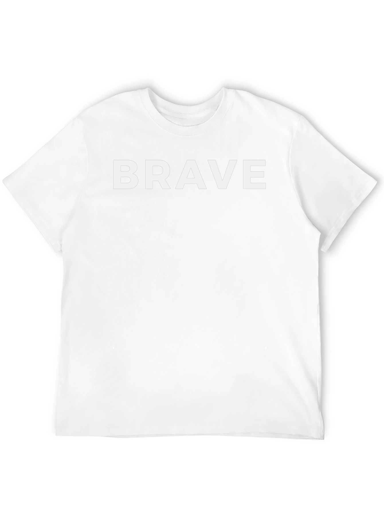 Brave Graphic Tee - Black Short Sleeve T-Shirt