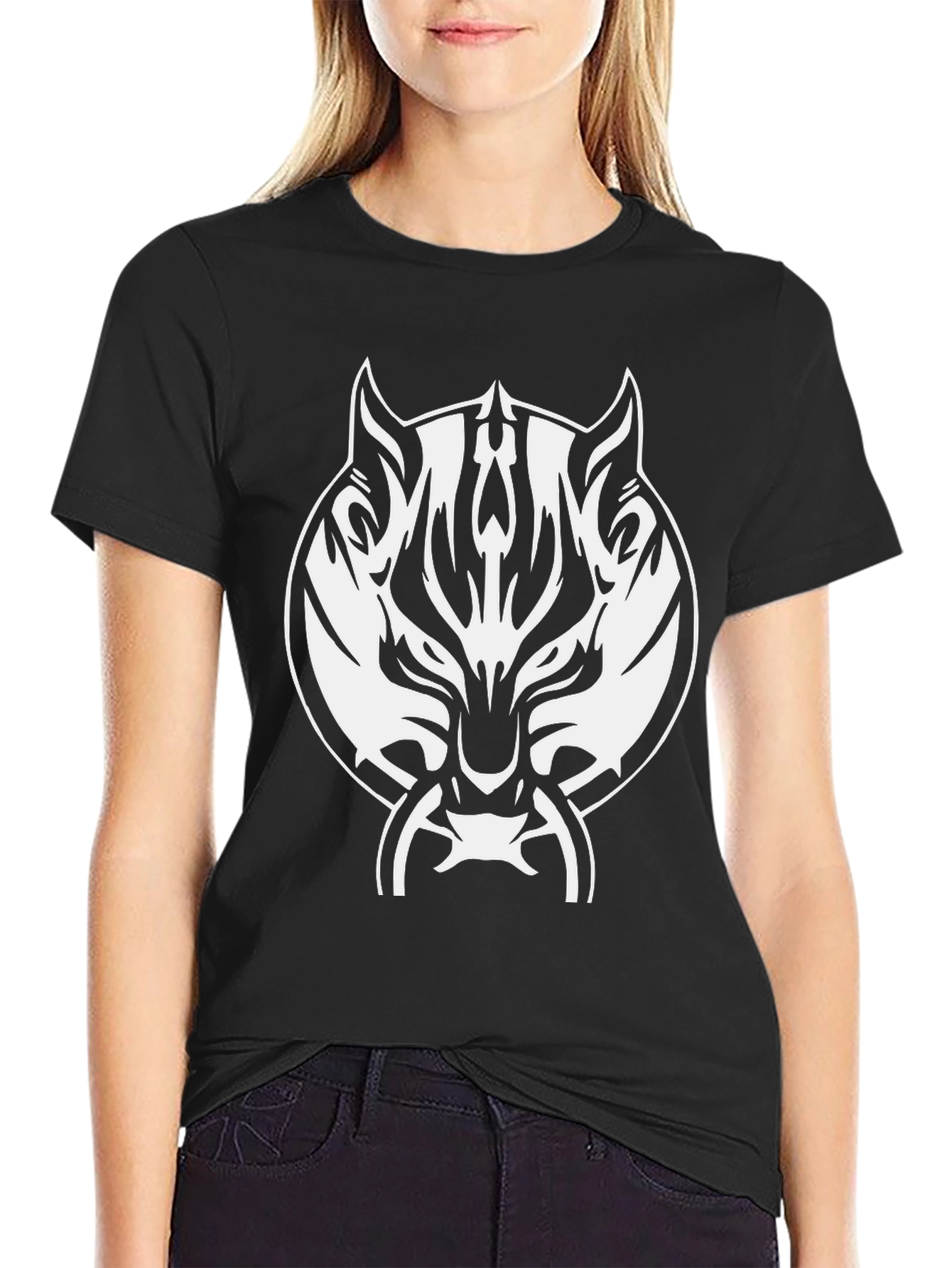 Tiger Emblem Black T-Shirt