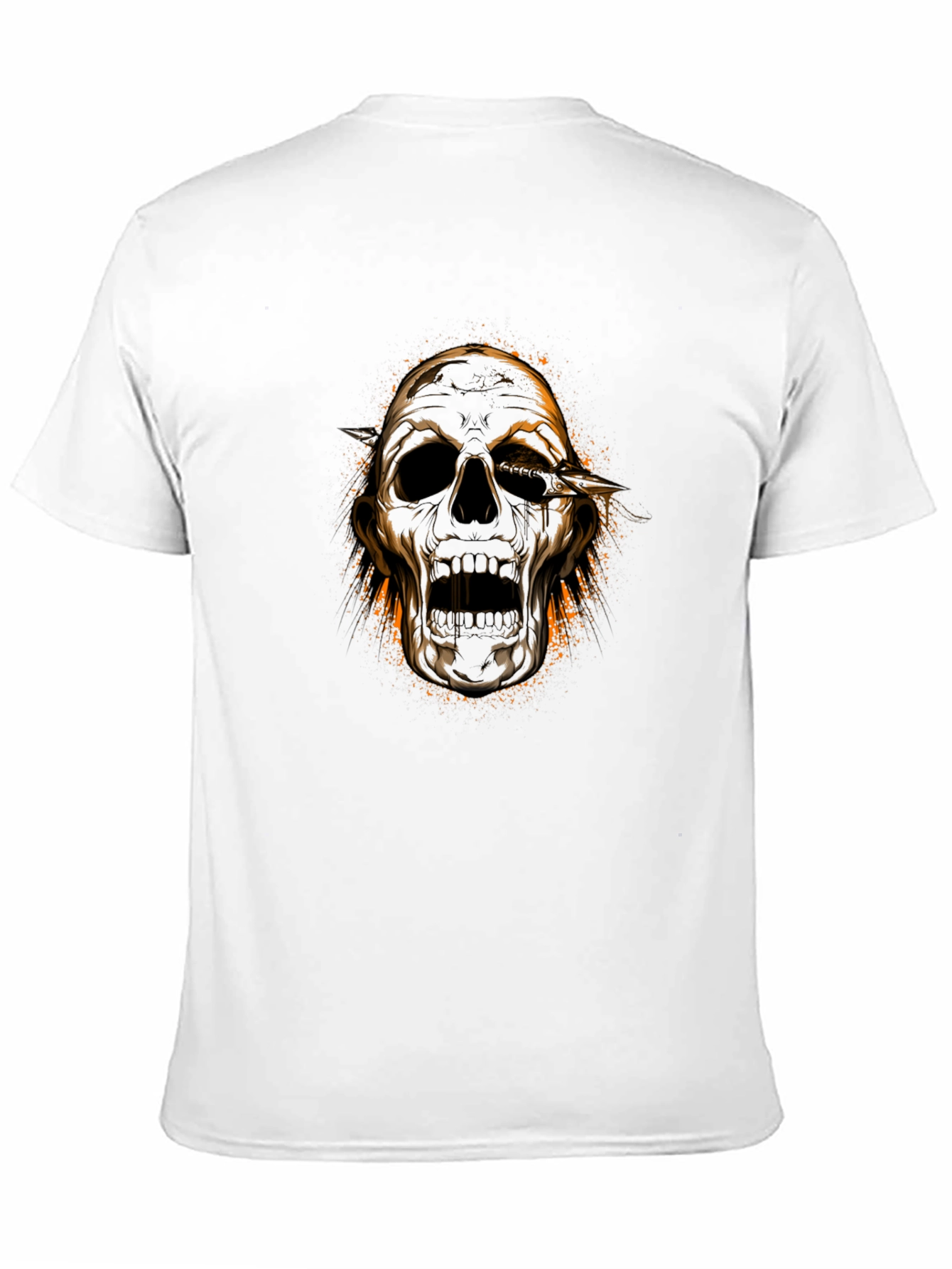 Skull Graphic T-Shirt - Dark & Edgy Design