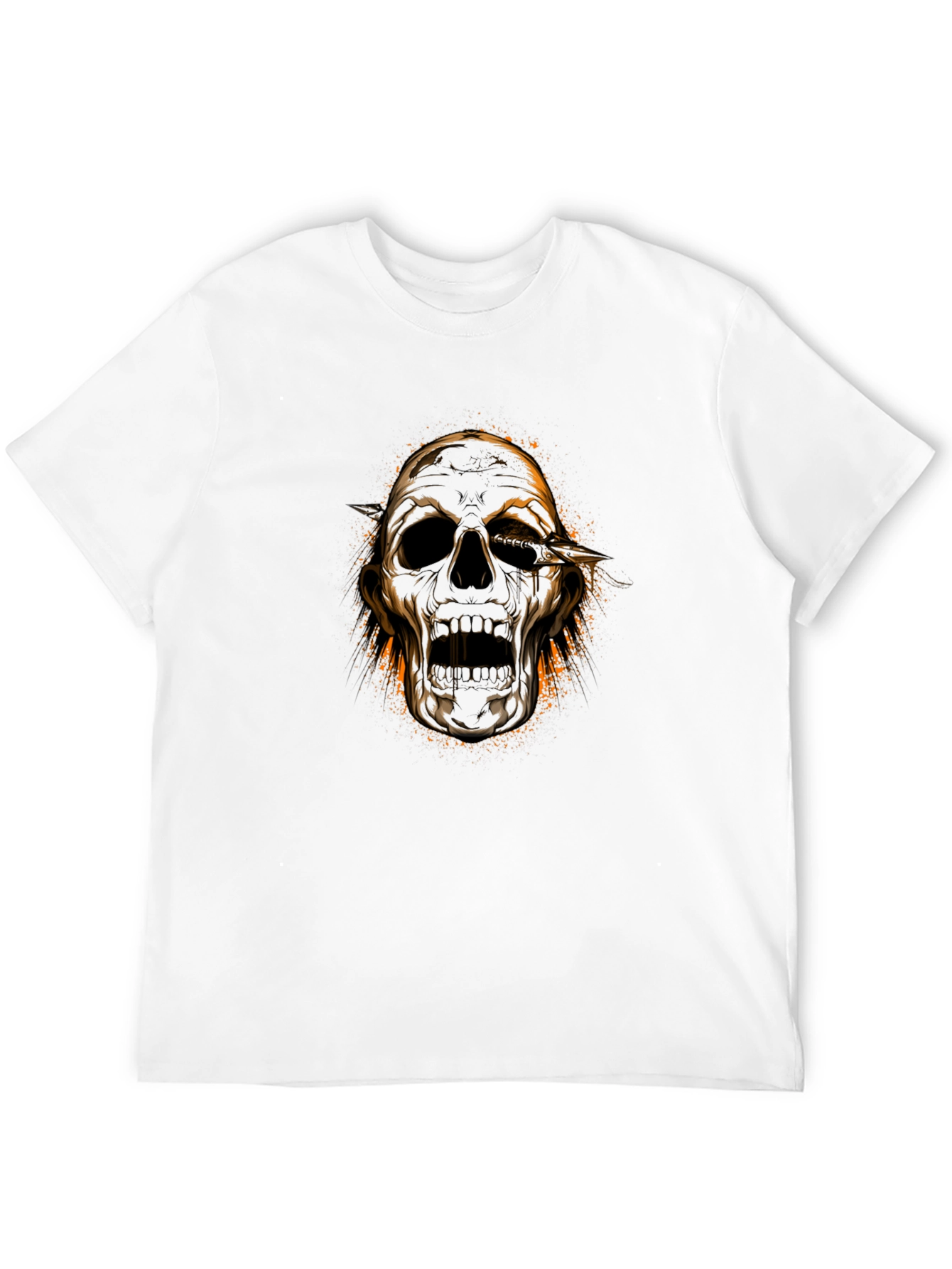 Skull Graphic T-Shirt - Dark & Edgy Design