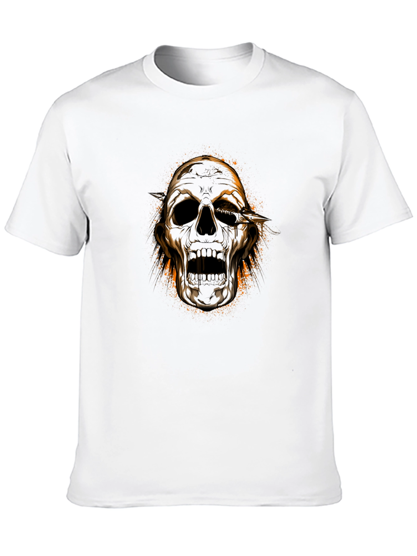 Skull Graphic T-Shirt - Dark & Edgy Design