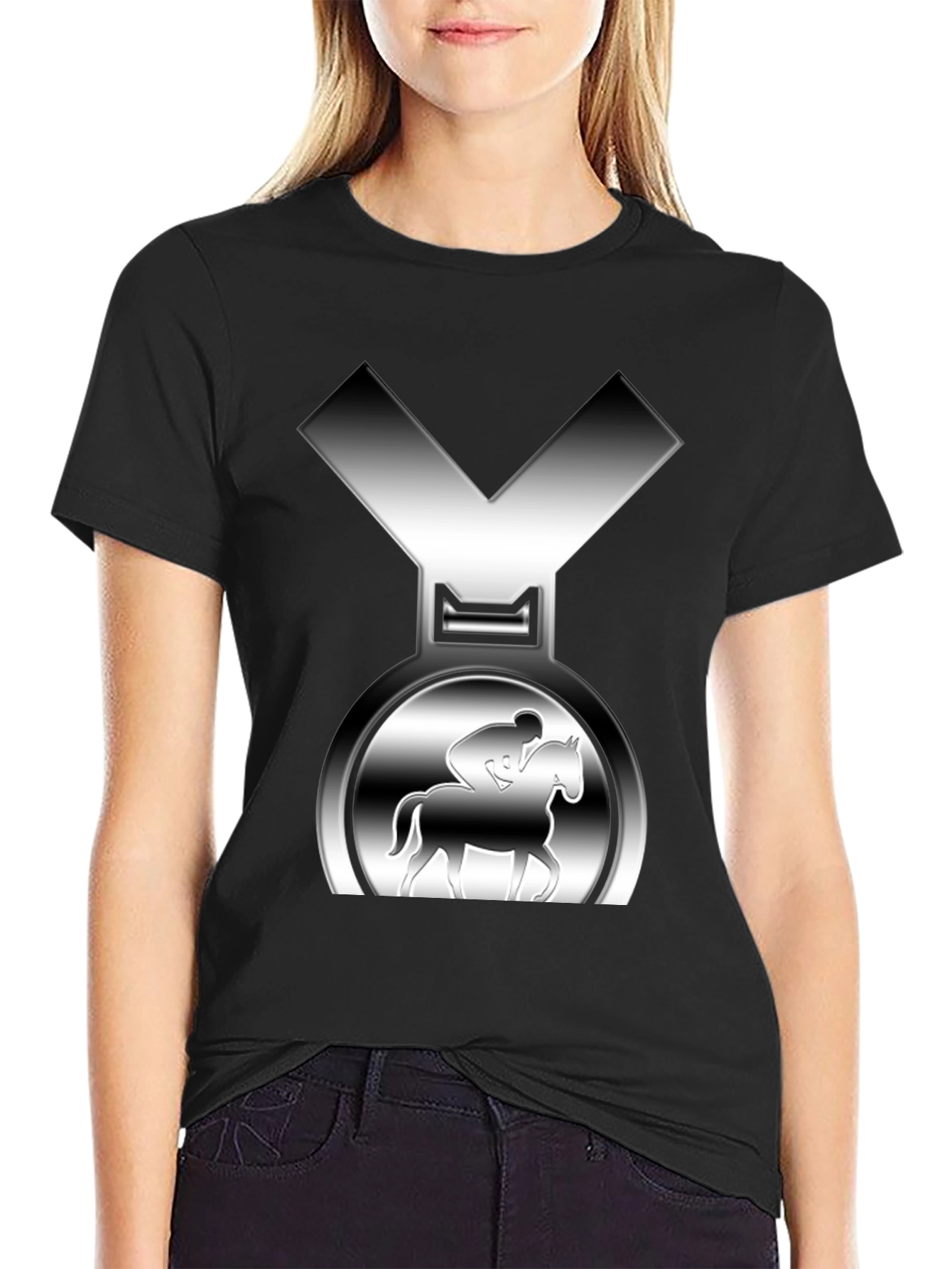 Equestrian Medal Graphic T-Shirt