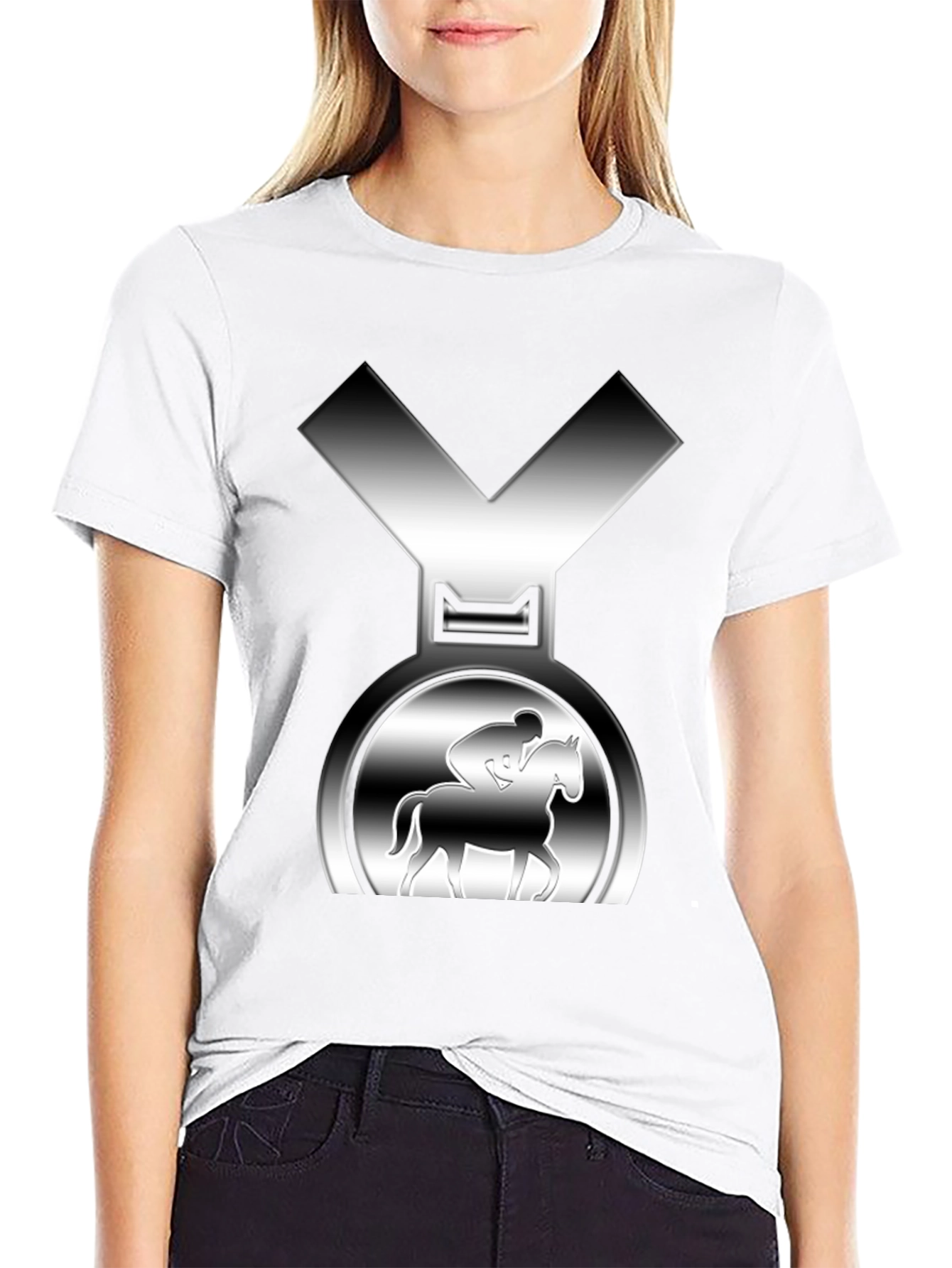 Equestrian Medal Graphic T-Shirt