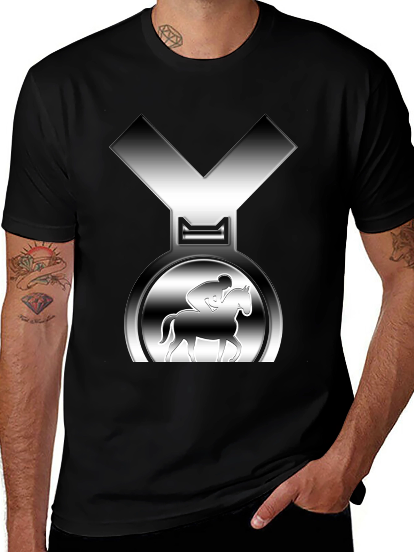 Equestrian Medal Graphic T-Shirt