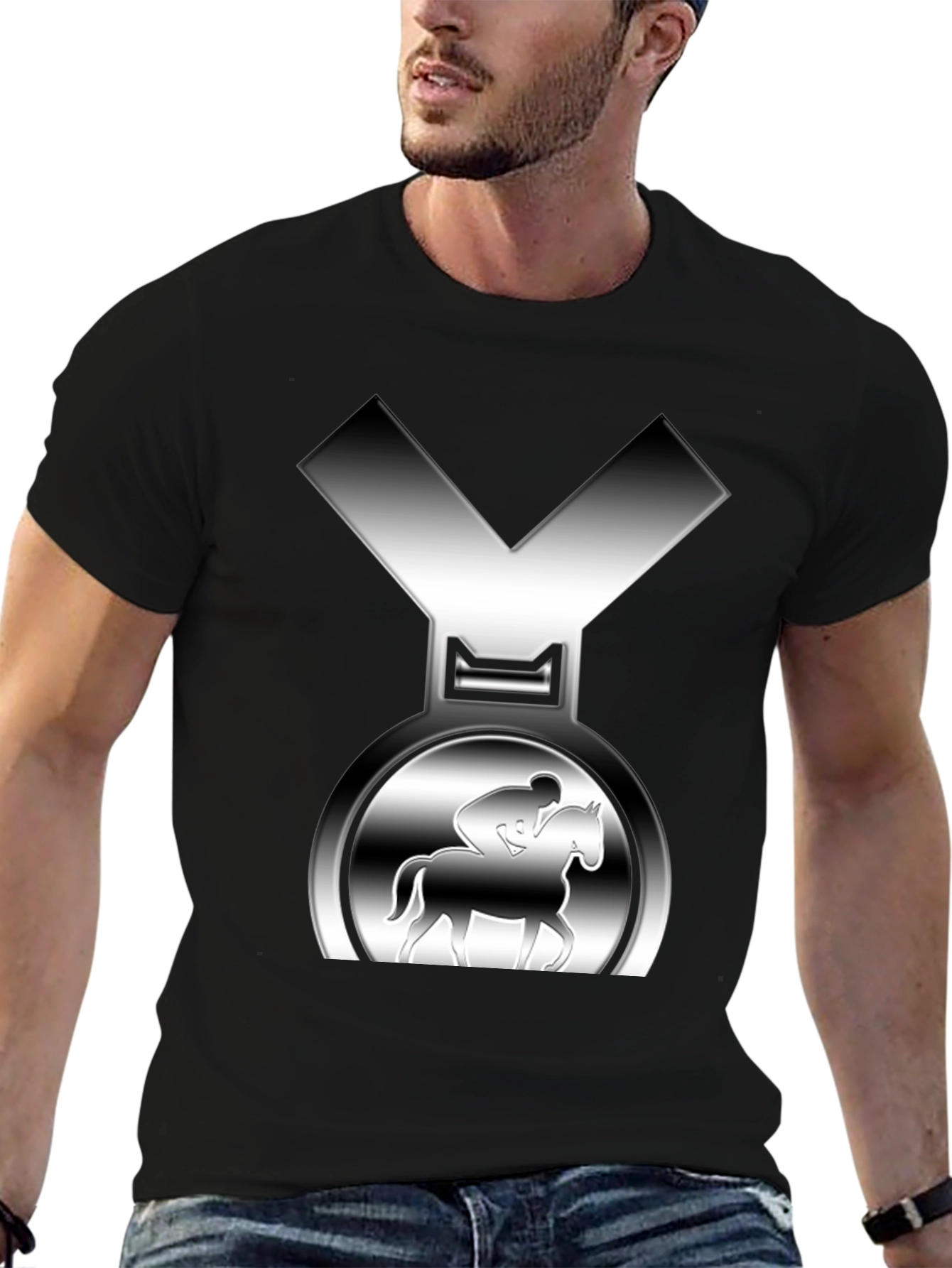 Equestrian Medal Graphic T-Shirt