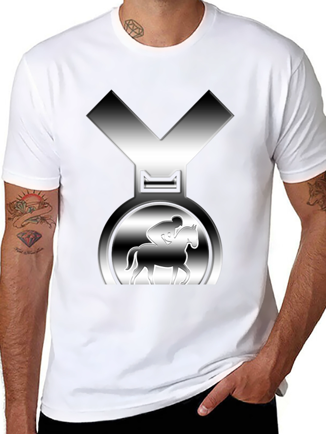 Equestrian Medal Graphic T-Shirt