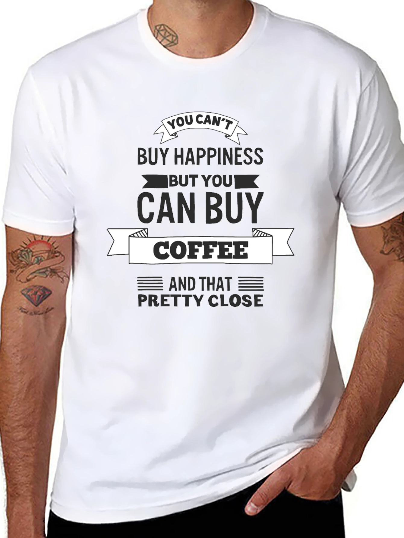 Coffee Lovers T-Shirt - Buy Coffee Buy Happiness