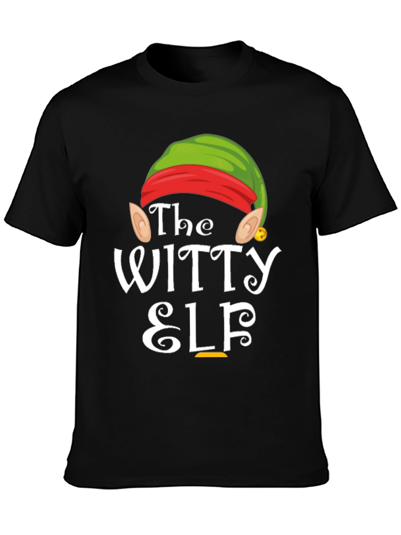 The Witty Elf Graphic Tee - Christmas Holiday T-Shirt