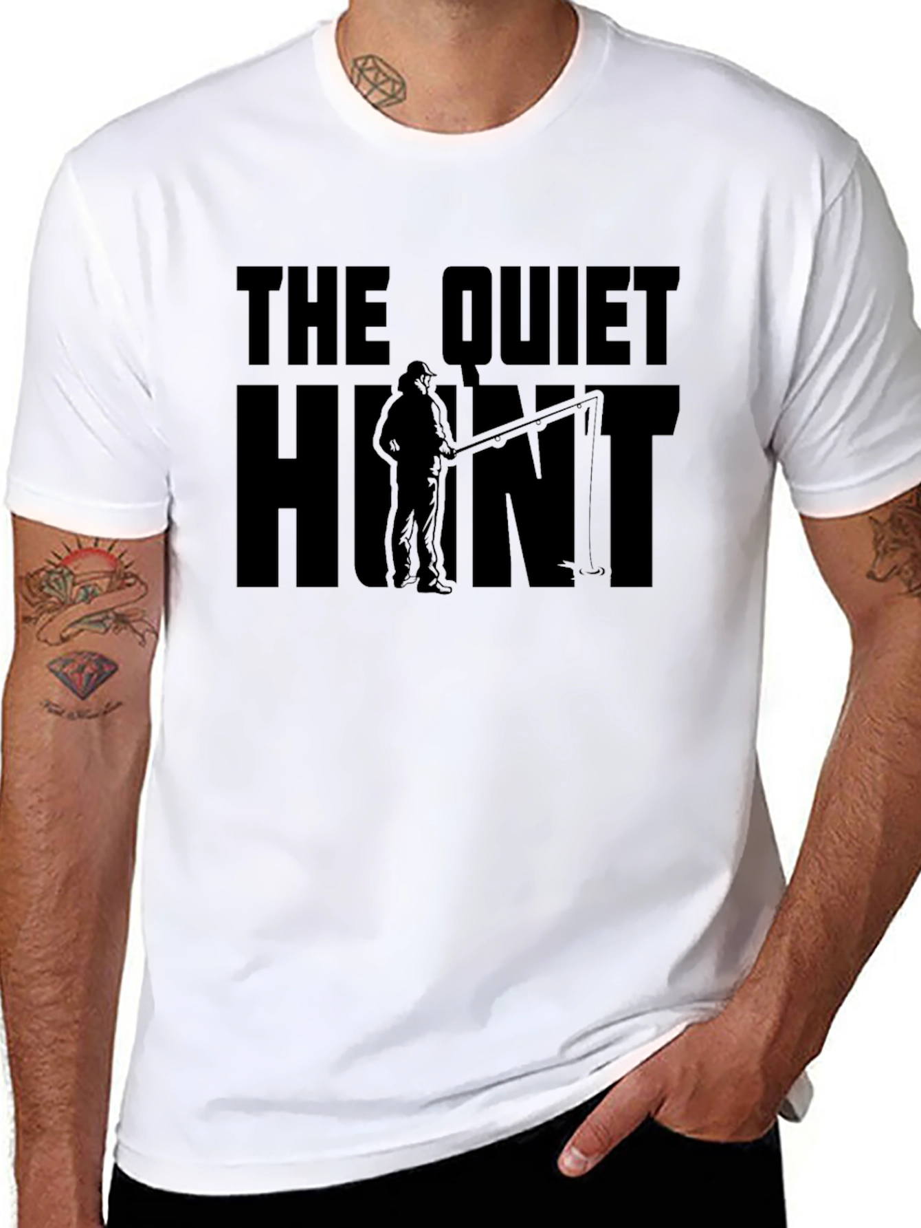 The Quiet Hunt T-Shirt - Angler Fishing Tee