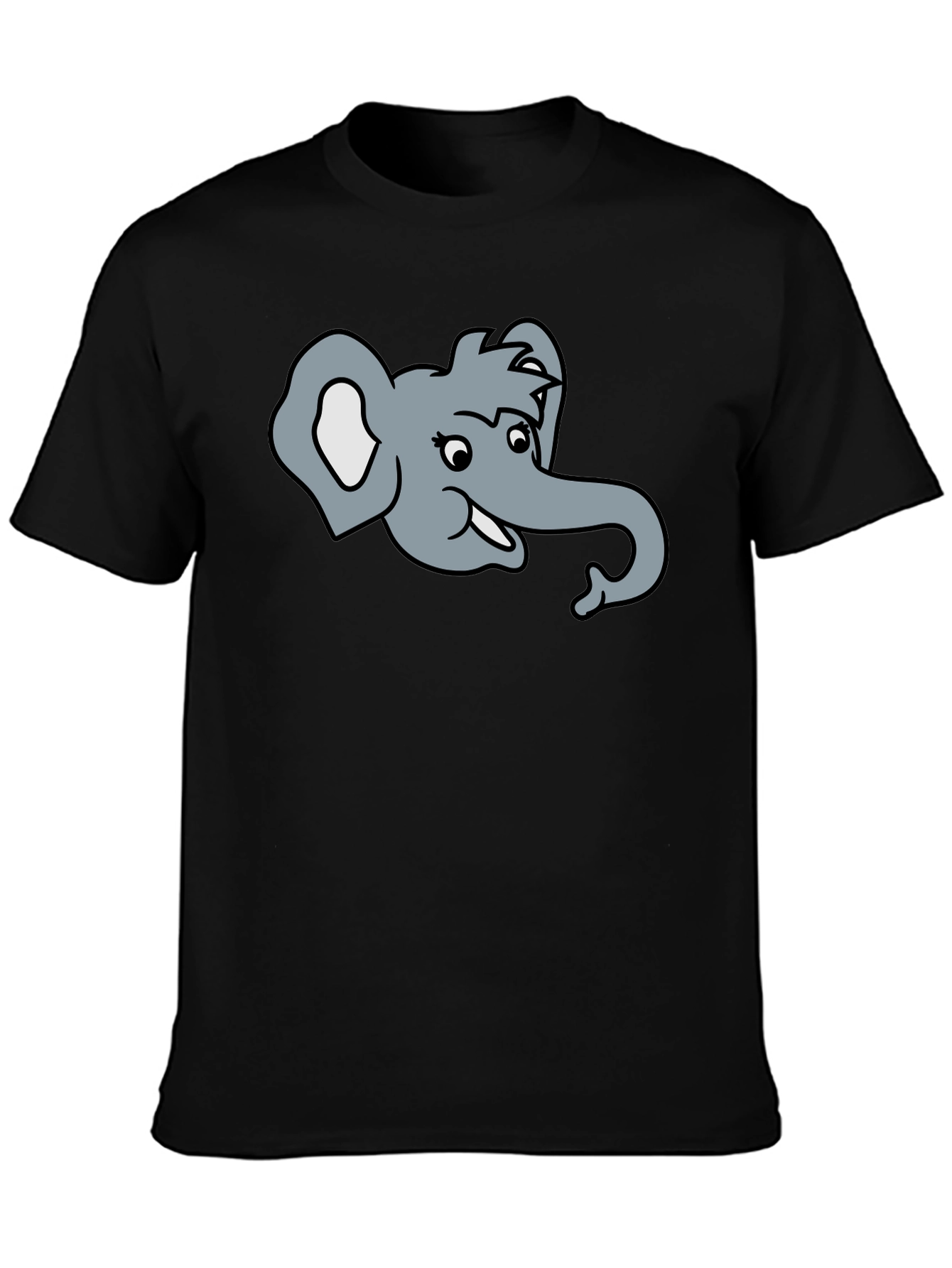 Elephant Cartoon Graphic T-Shirt