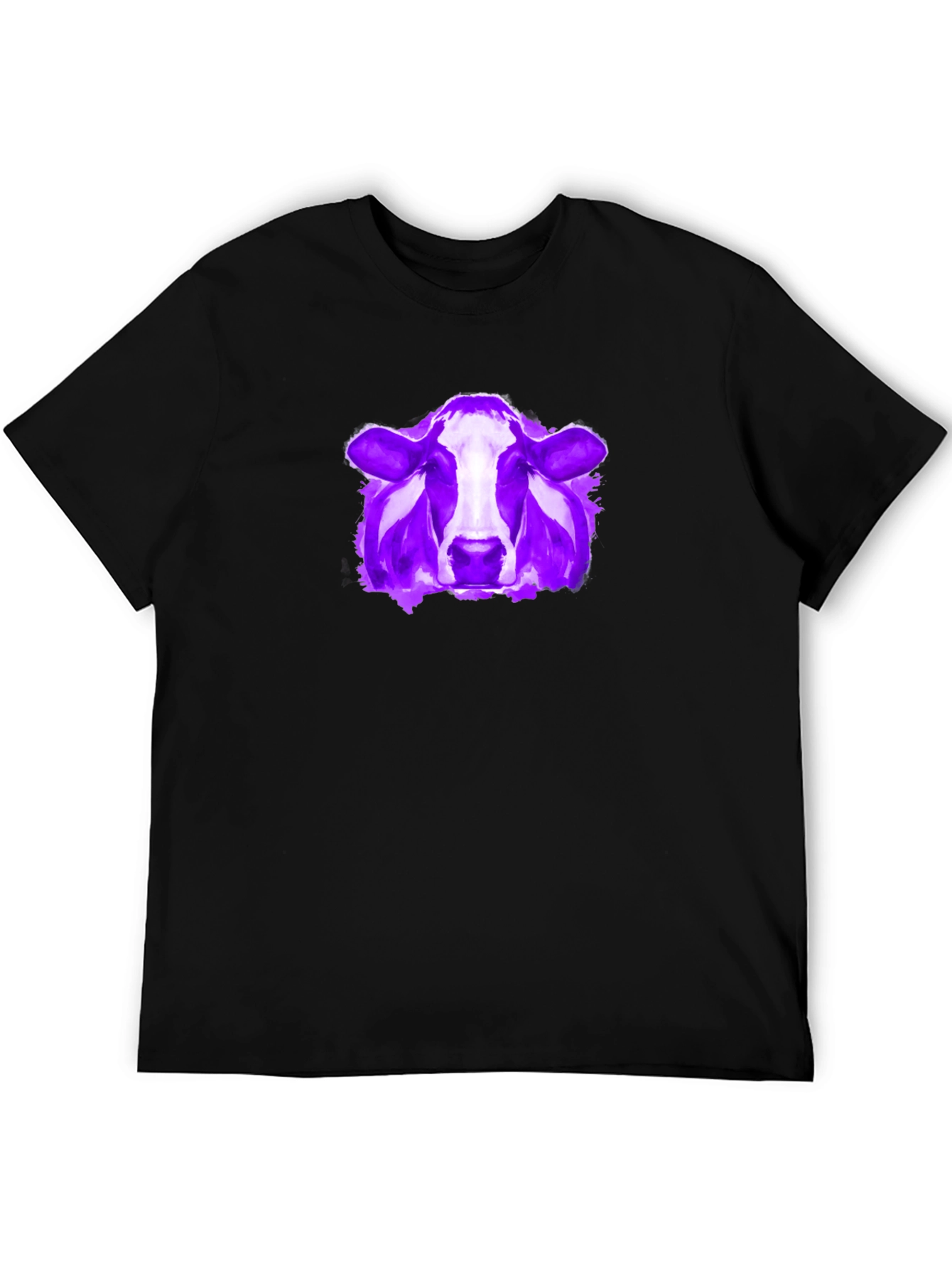 Cow Graphic Tee - Modern Artistic Design