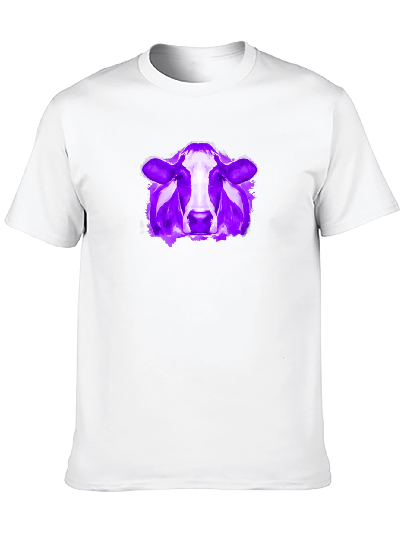 Cow Graphic Tee - Modern Artistic Design