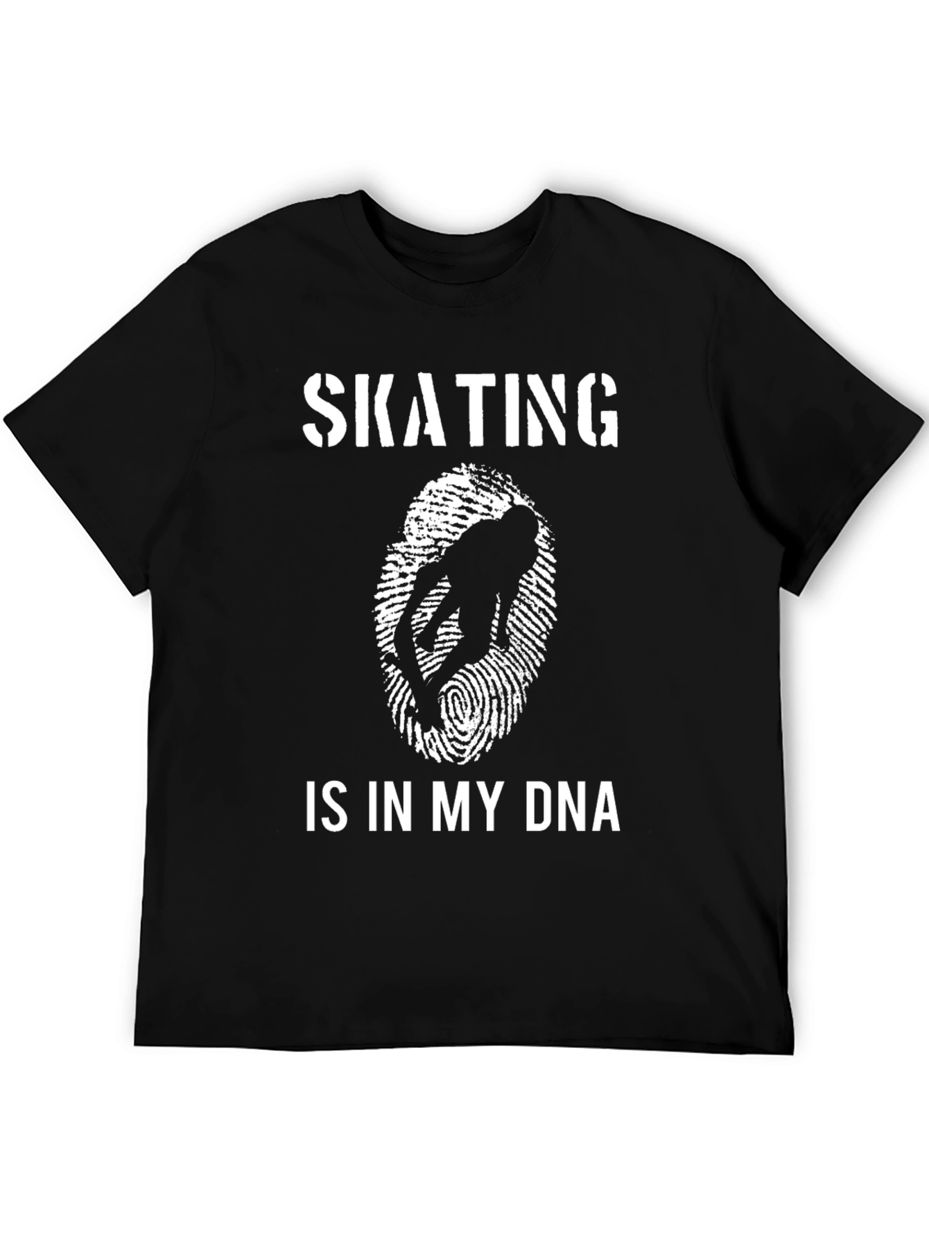 Skating DNA Graphic T-Shirt - Black