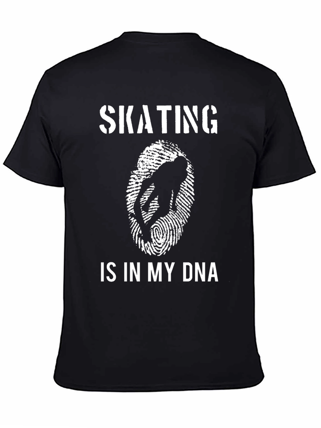 Skating DNA Graphic T-Shirt - Black