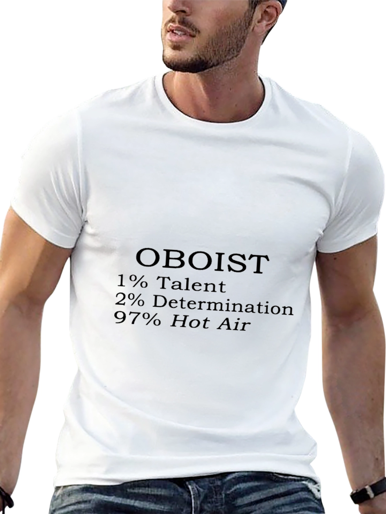 Oboist Humor T-Shirt - Talent Determination Hot Air