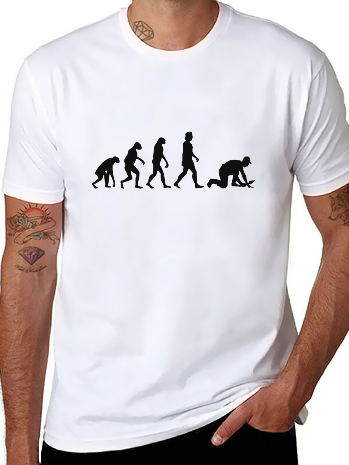 Evolution T-Shirt - Funny Graphic Tee for Men