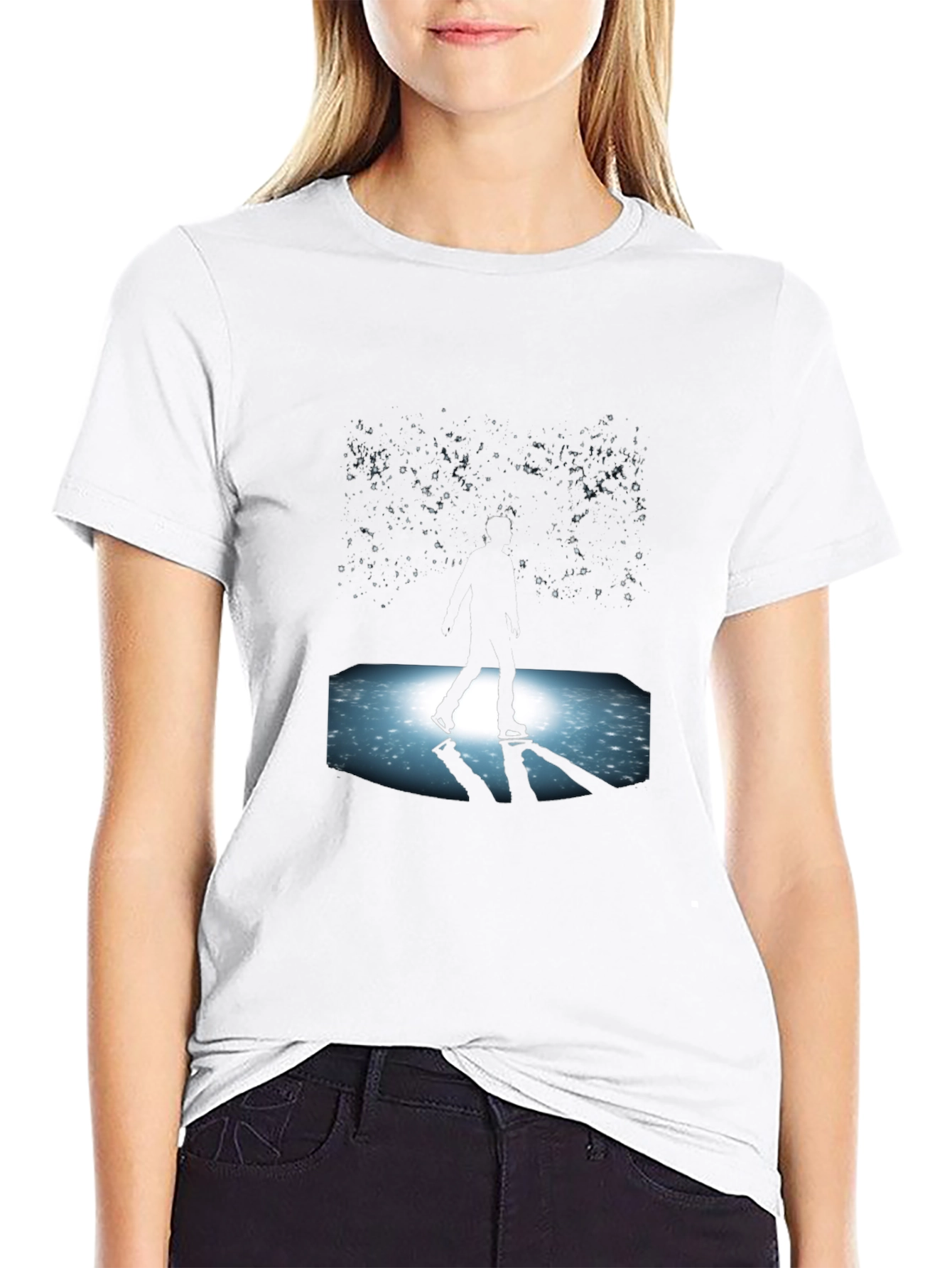 Skating Under the Stars Graphic Tee