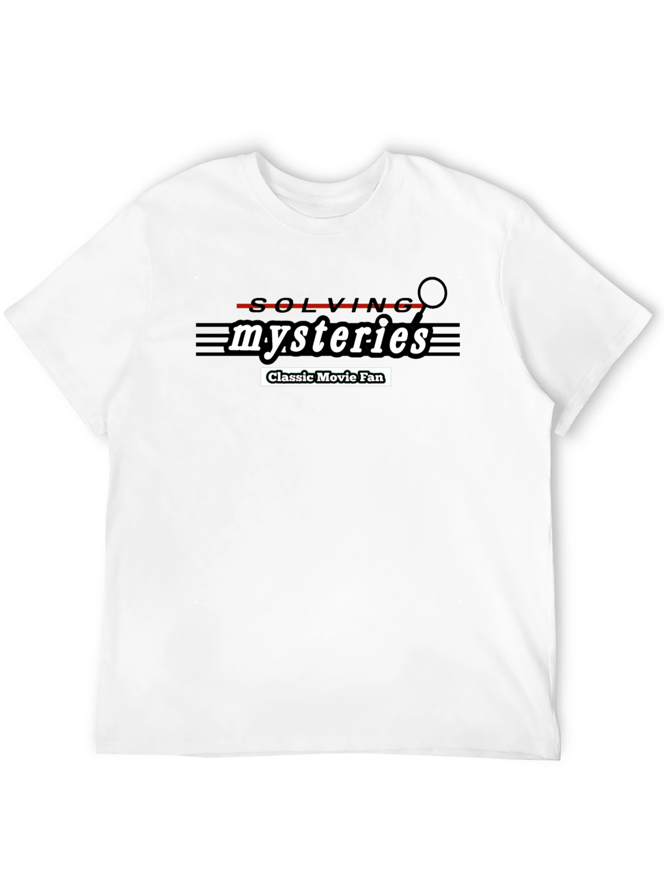 Solving Mysteries Classic Movie Fan T-Shirt