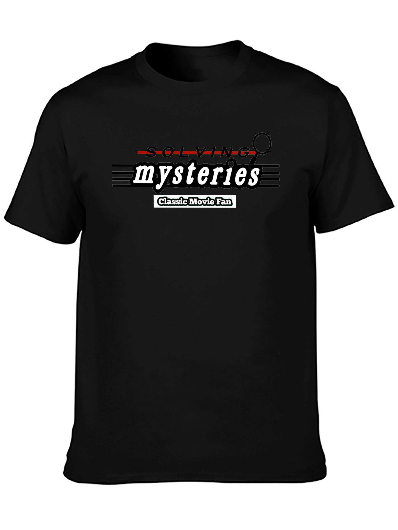 Solving Mysteries Classic Movie Fan T-Shirt