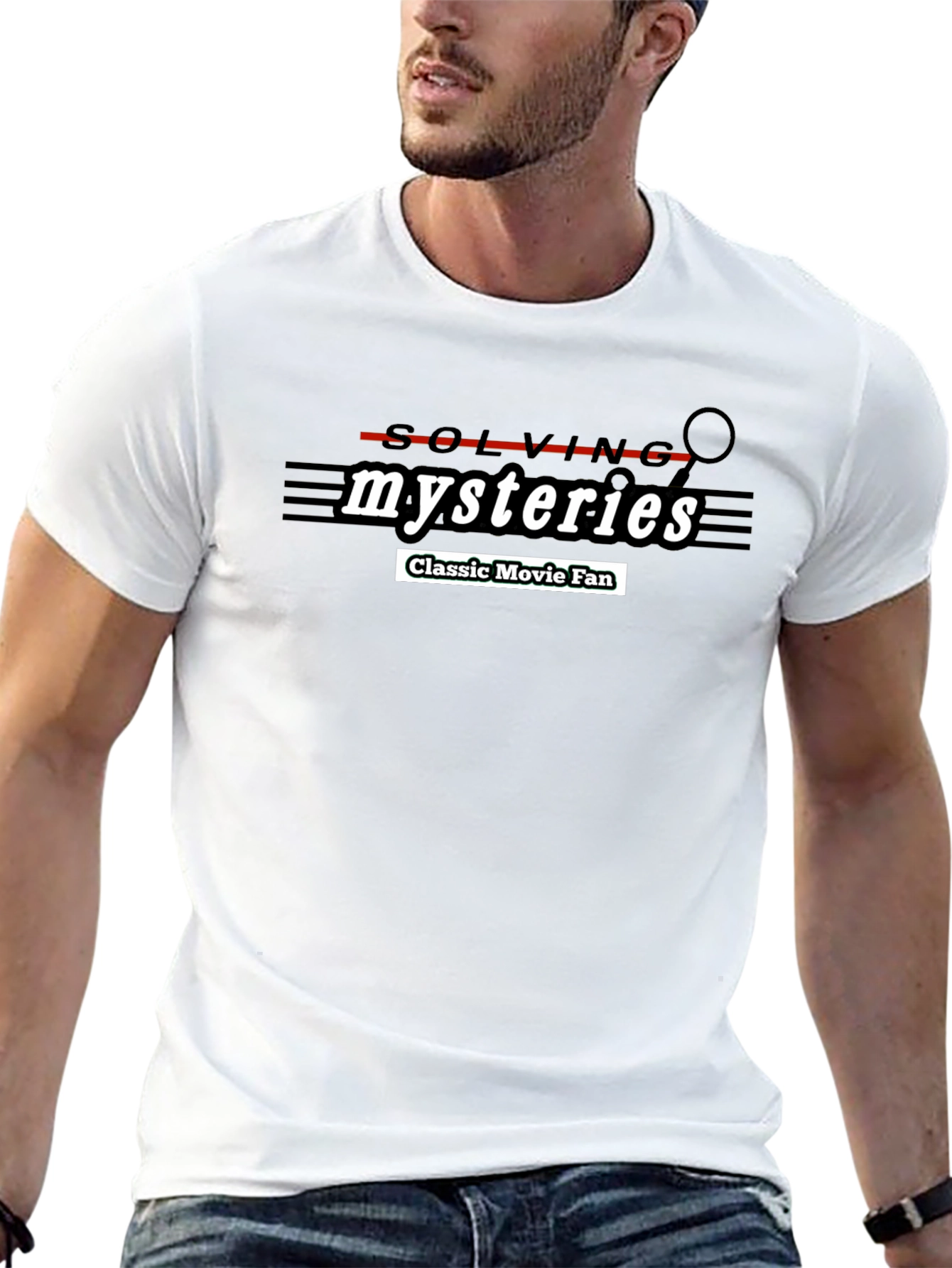 Solving Mysteries Classic Movie Fan T-Shirt