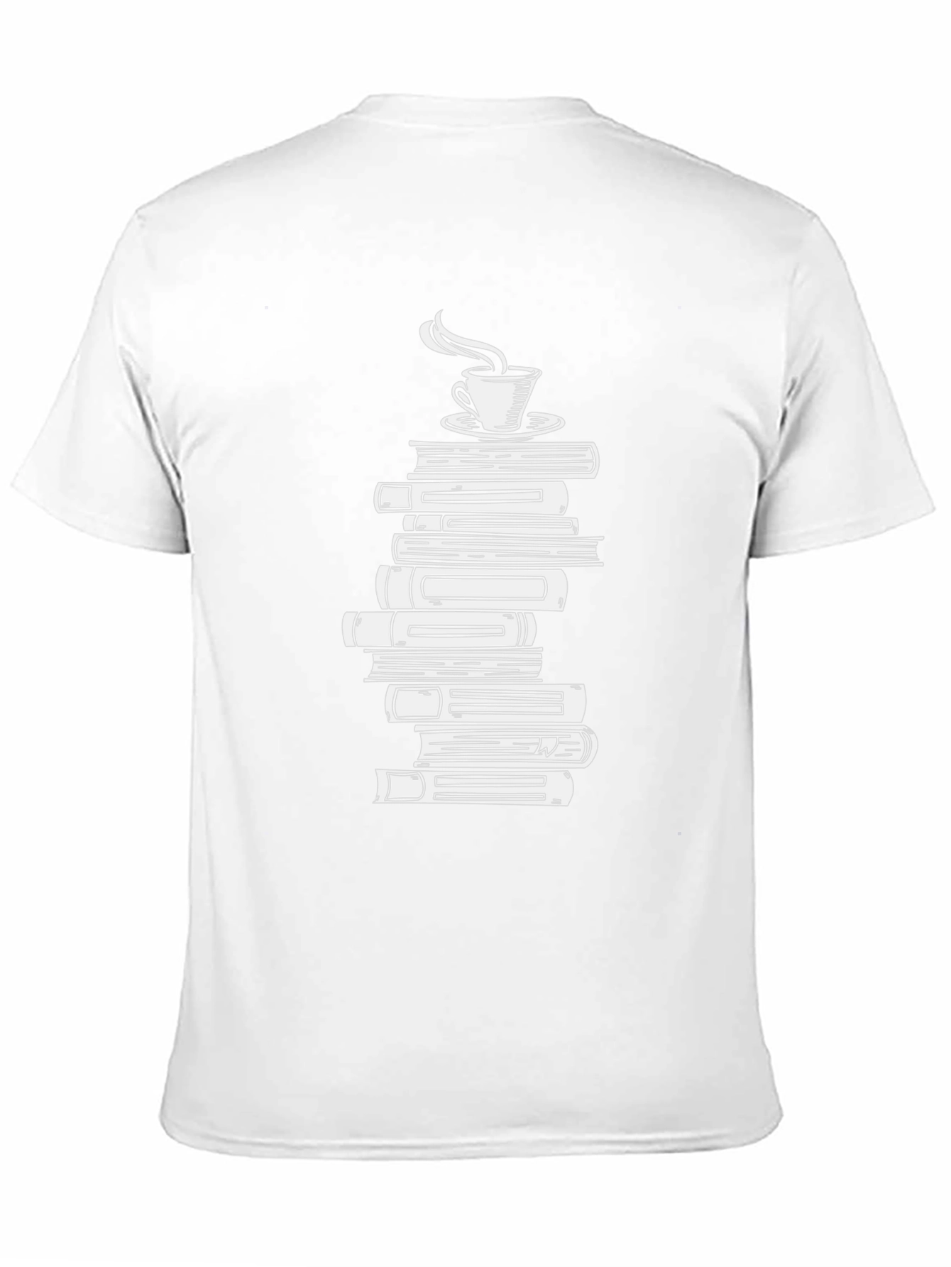 Coffee and Books Graphic Tee - Black T-Shirt