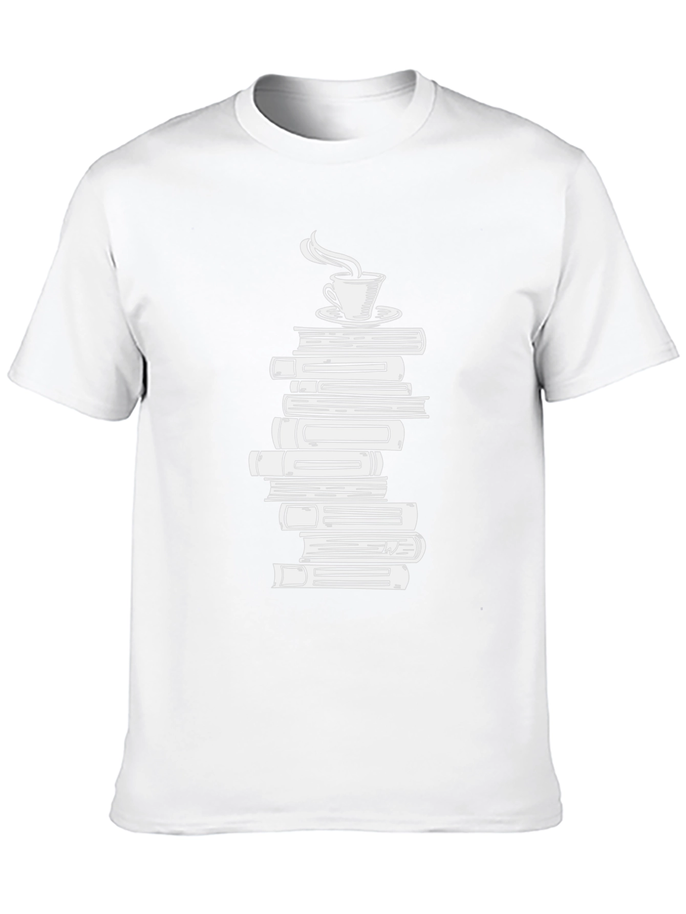 Coffee and Books Graphic Tee - Black T-Shirt