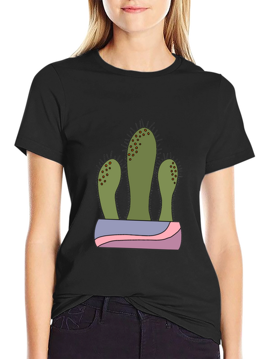 Cactus Graphic T-Shirt - Trendy Desert Style