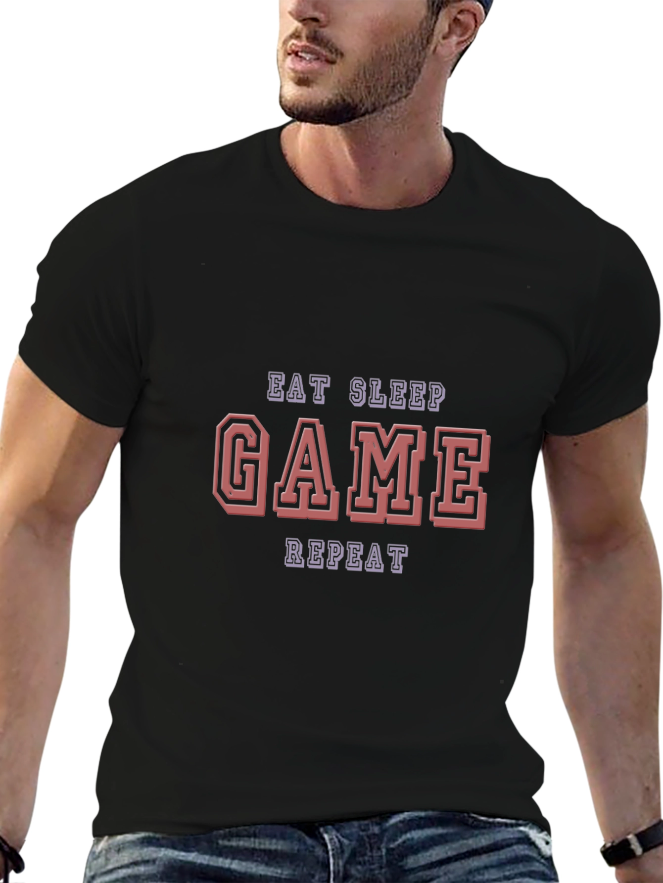 Eat Sleep Game Repeat T-Shirt