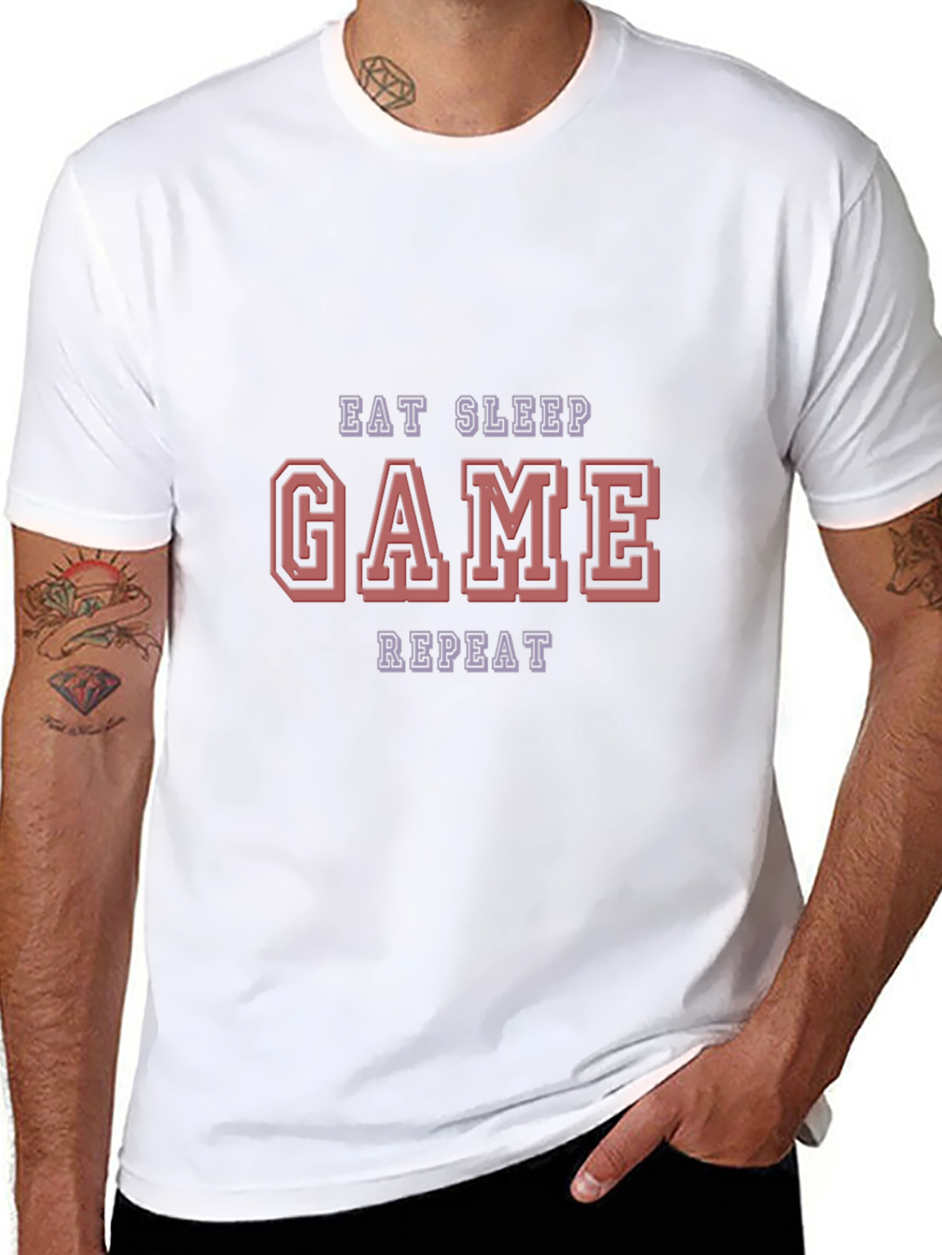 Eat Sleep Game Repeat T-Shirt