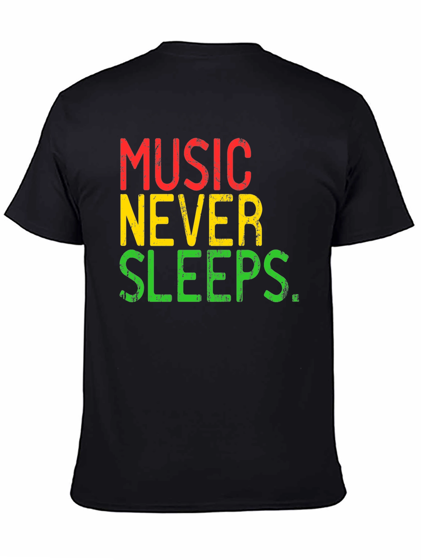 Music Never Sleeps Graphic T-Shirt