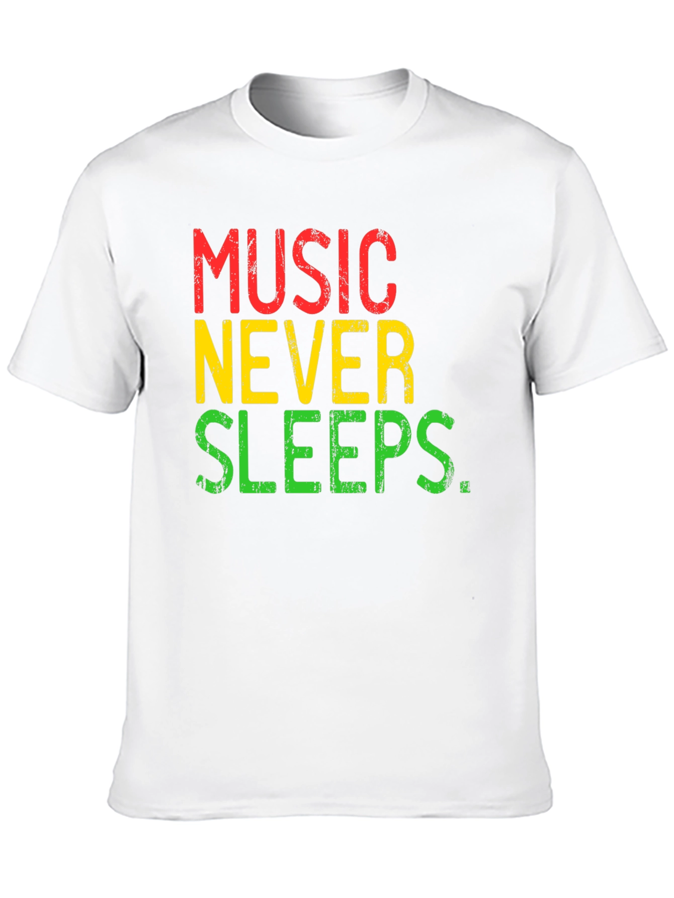 Music Never Sleeps Graphic T-Shirt