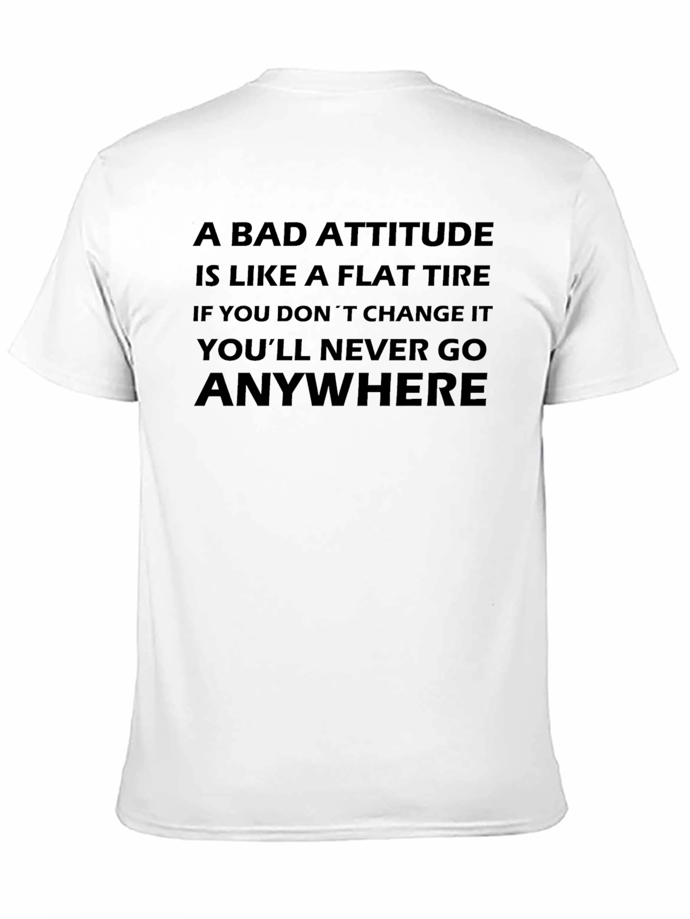 Bad Attitude Flat Tire Graphic Tee