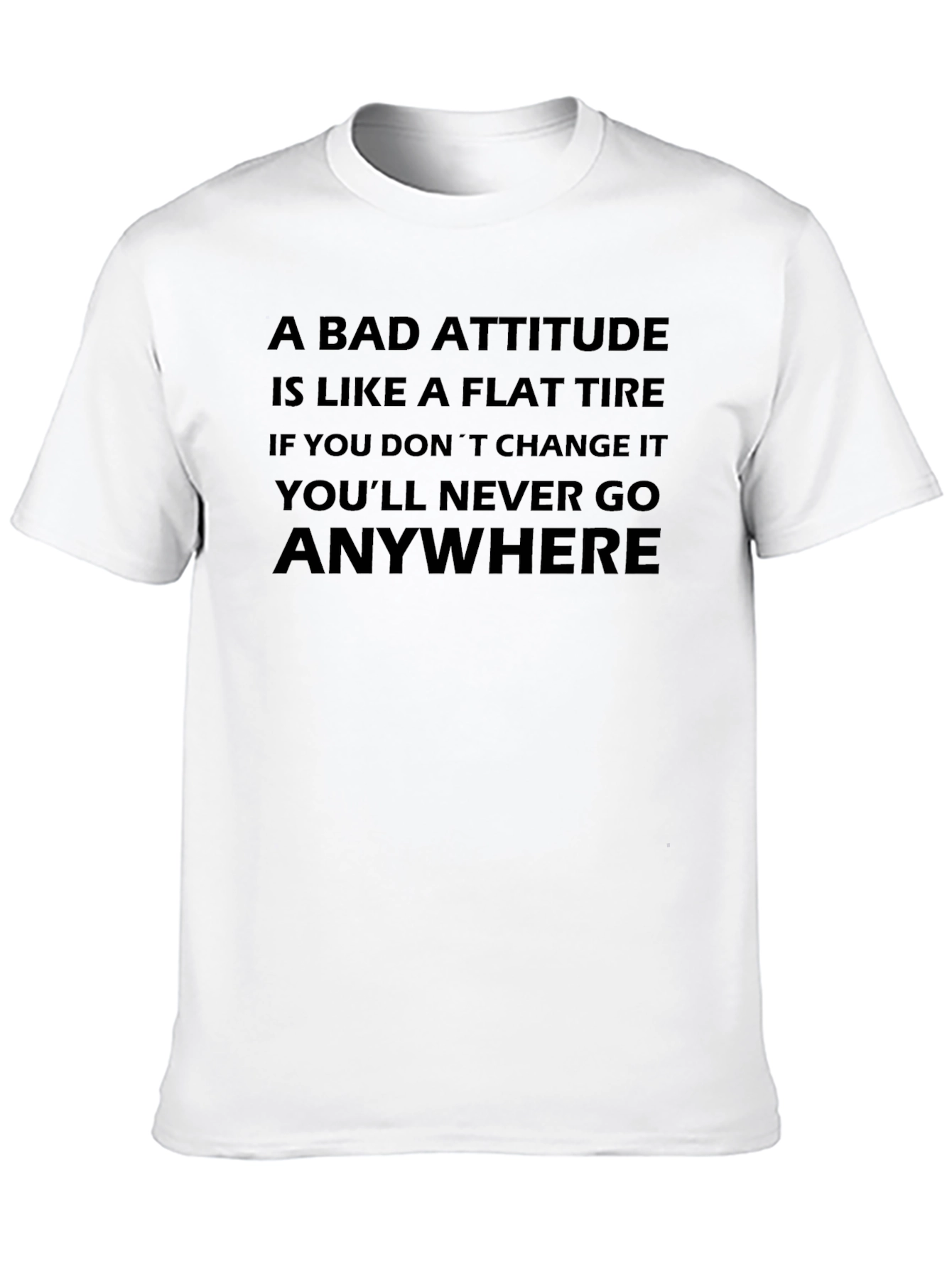 Bad Attitude Flat Tire Graphic Tee